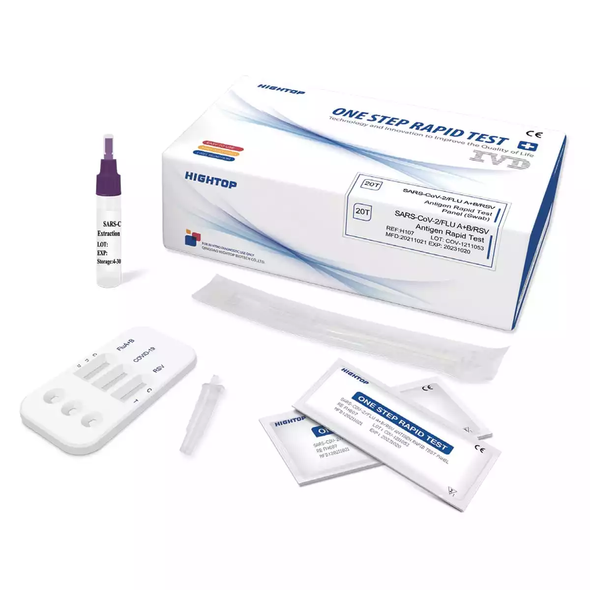  RSV & Influenza A/B + Corona 4-in-1 Antigen-Schnelltest