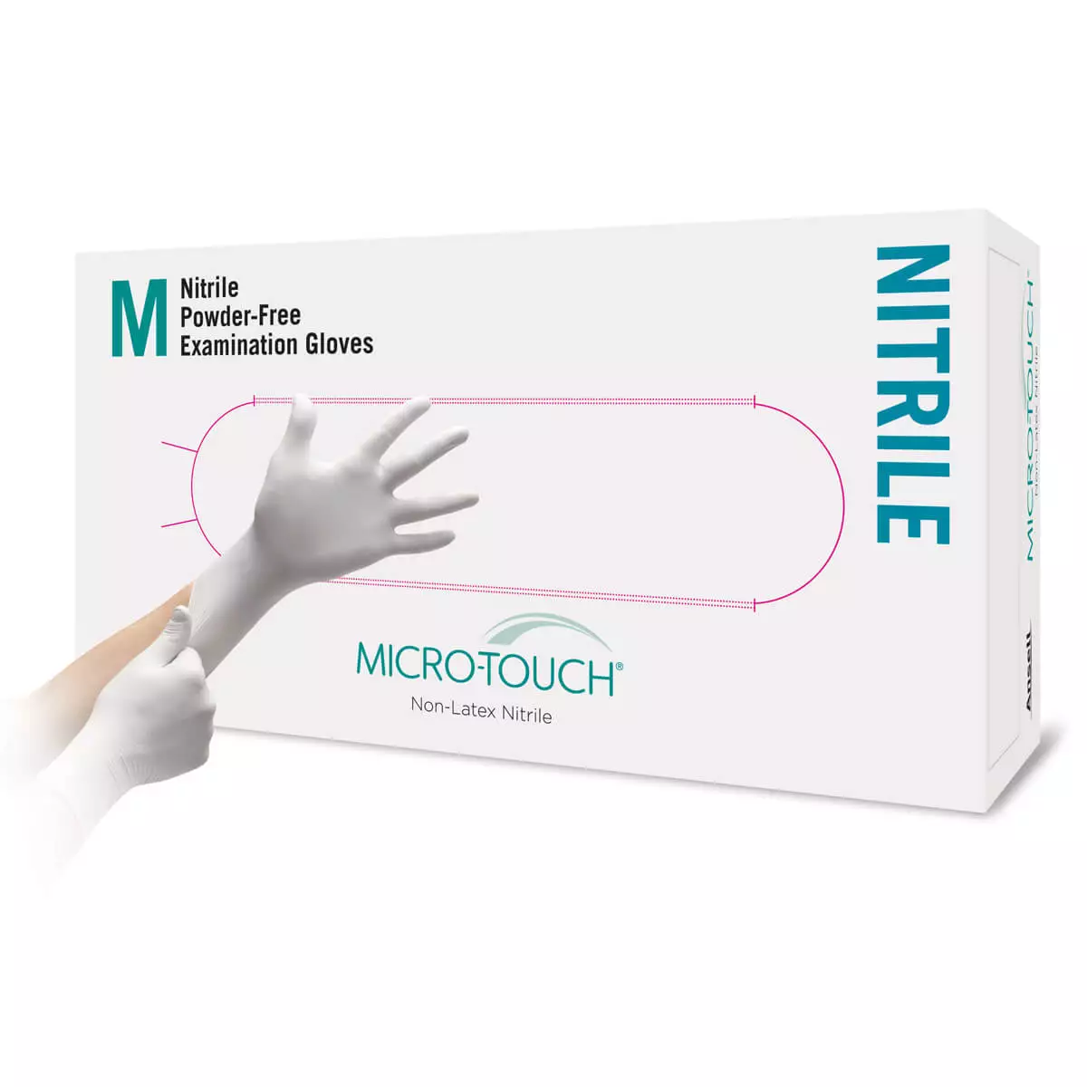  MICRO-TOUCH White Nitrile Untersuchungshandschuh