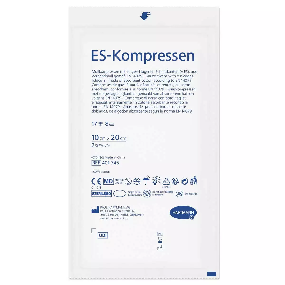  ES-Kompressen steril