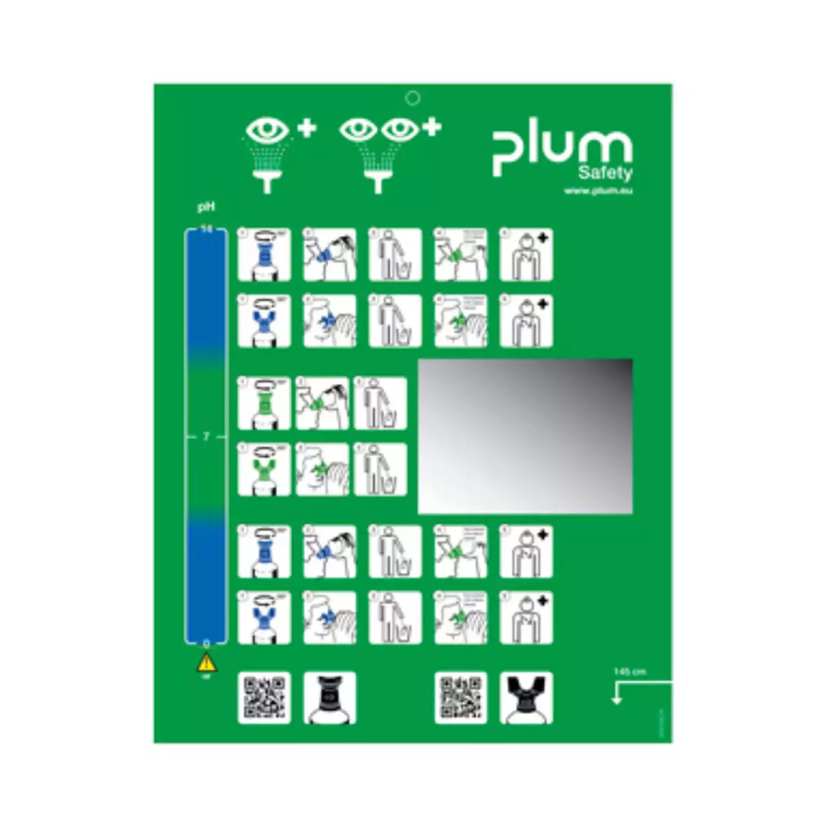  Wandhalterung für Plum Augenspülflaschen