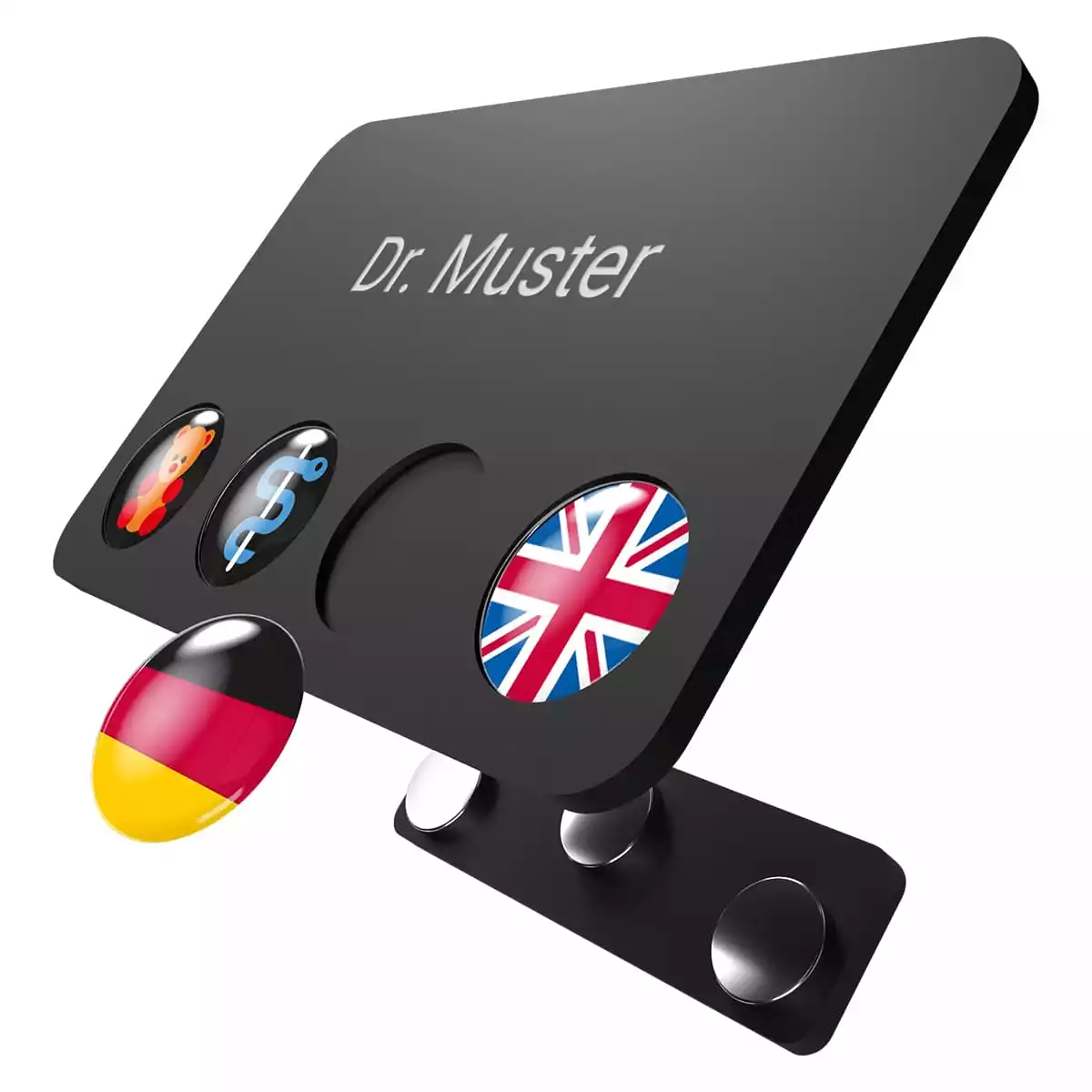  Magnetisches Namensschild "DocTag"