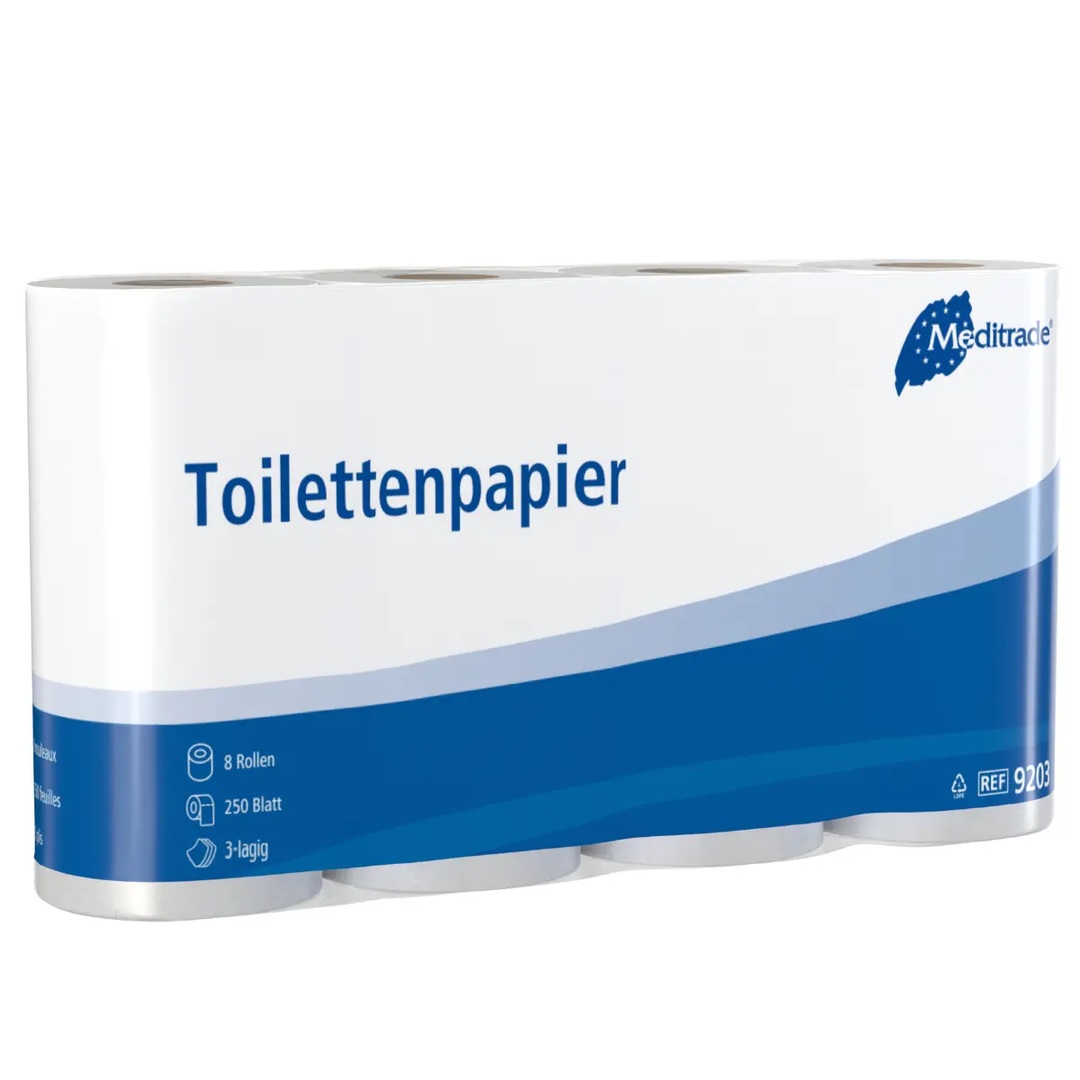  Weißes Toilettenpapier