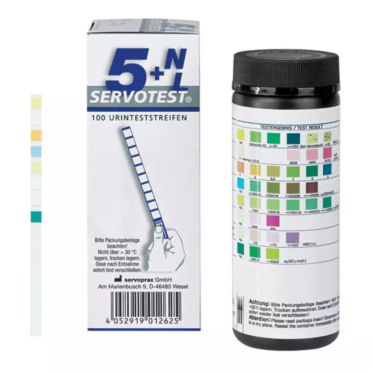 SERVOTEST Urinteststreifen  SERVOTEST Urinteststreifen