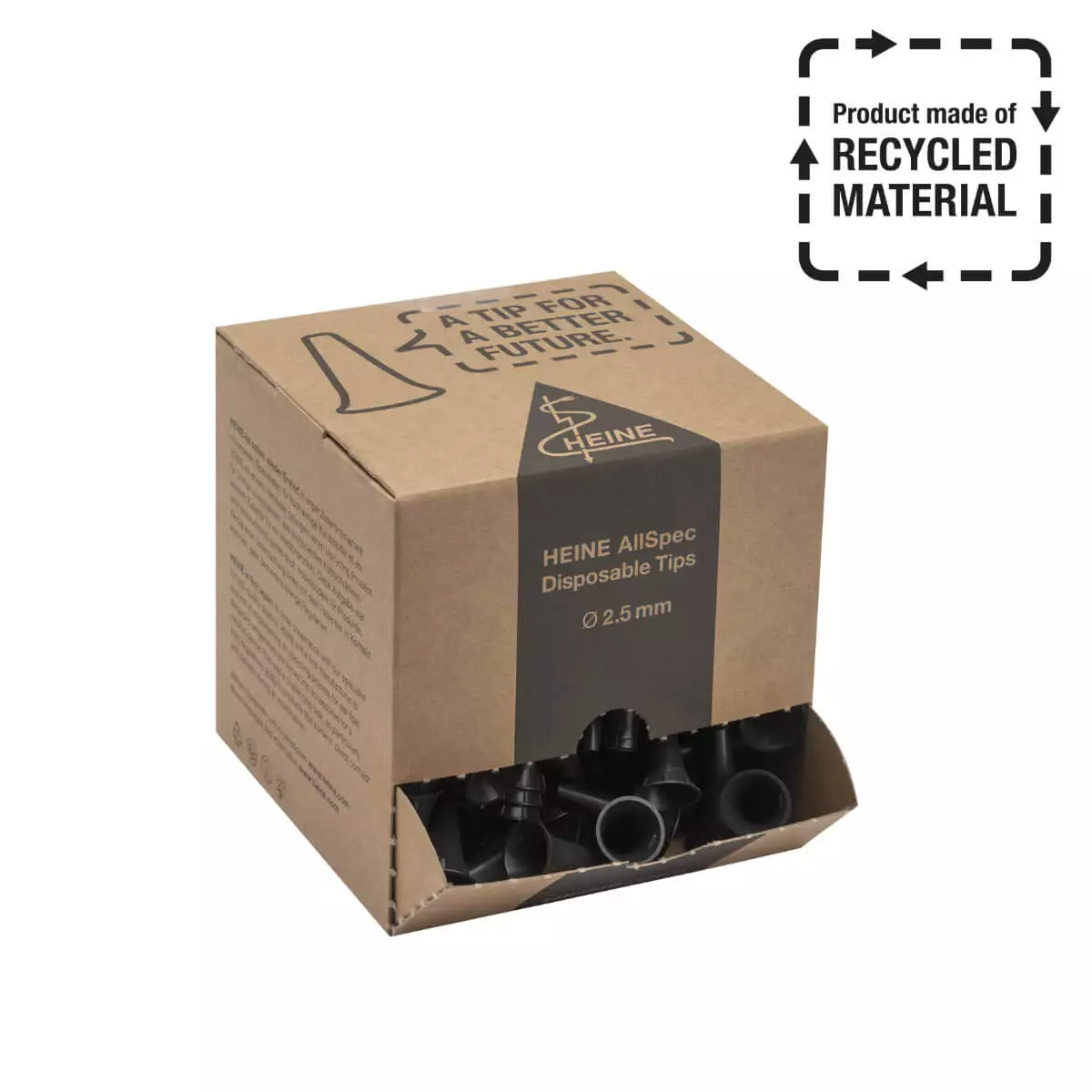  HEINE AllSpec EcoTips Einweg-Ohrtips aus recyceltem Kunststoff