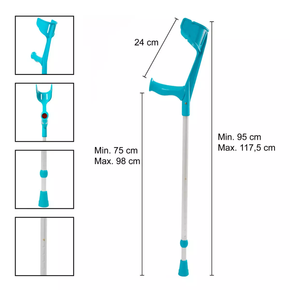 REBOTEC MAGIC-SOFT Unterarmgehstütze REBOTEC MAGIC-SOFT Unterarmgehstütze