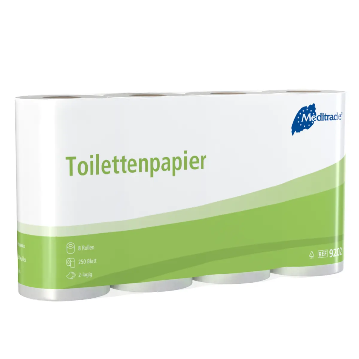  Weißes Toilettenpapier