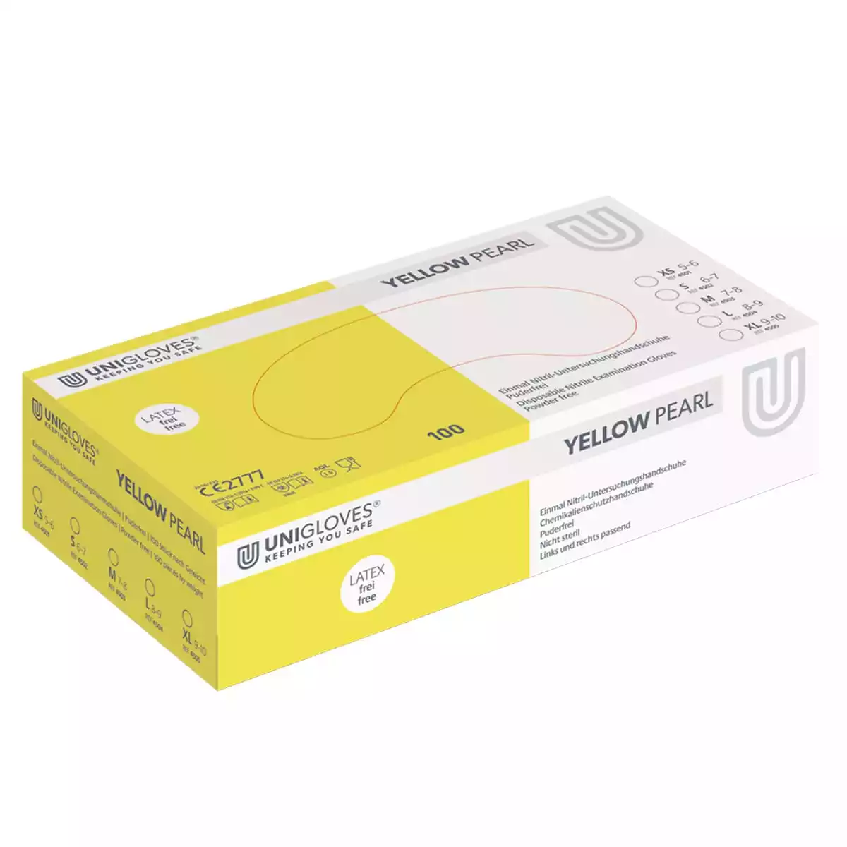 Pearl Puderfreie Nitril Handschuhe Pearl Puderfreie Nitril Handschuhe