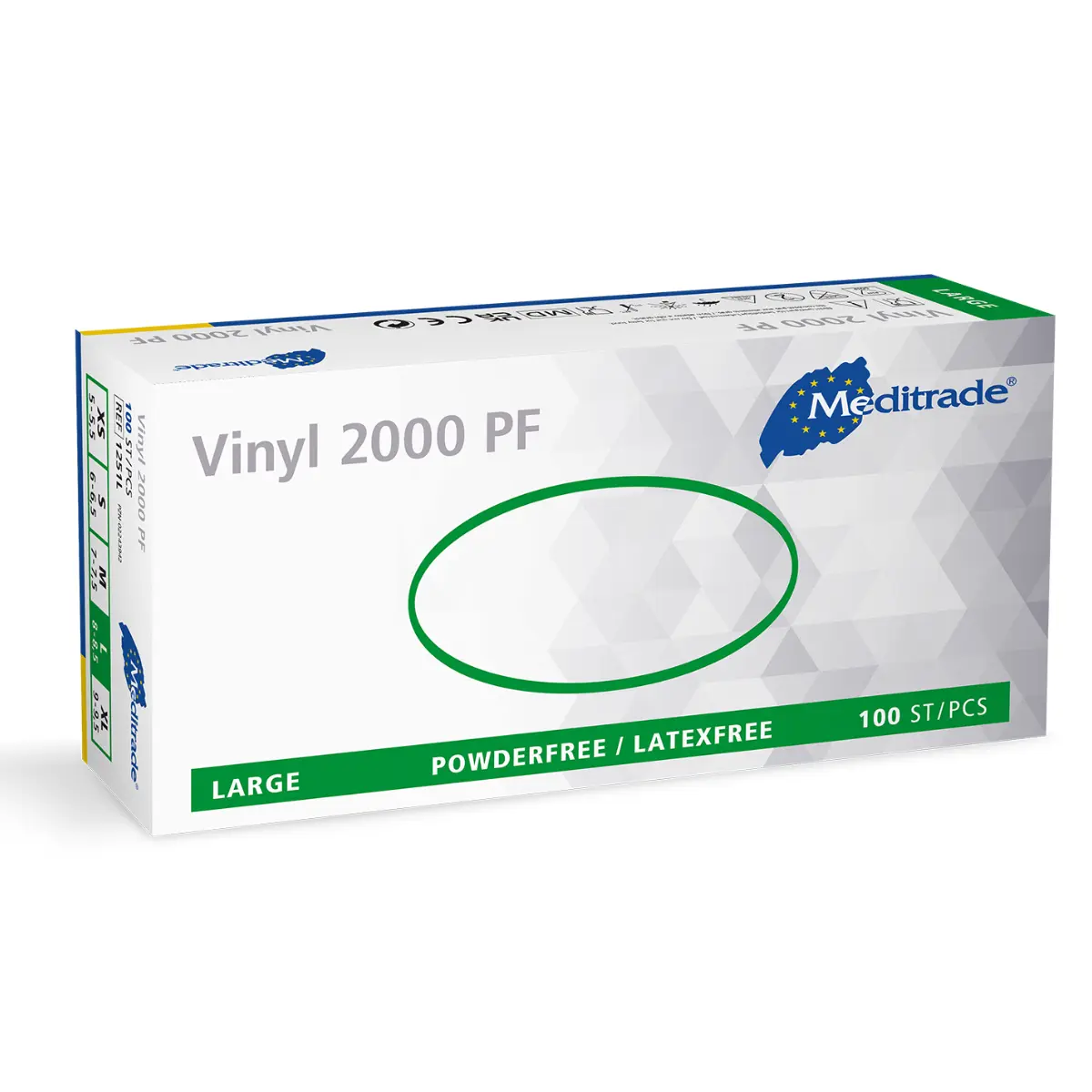  Vinyl 2000 PF Handschuhe