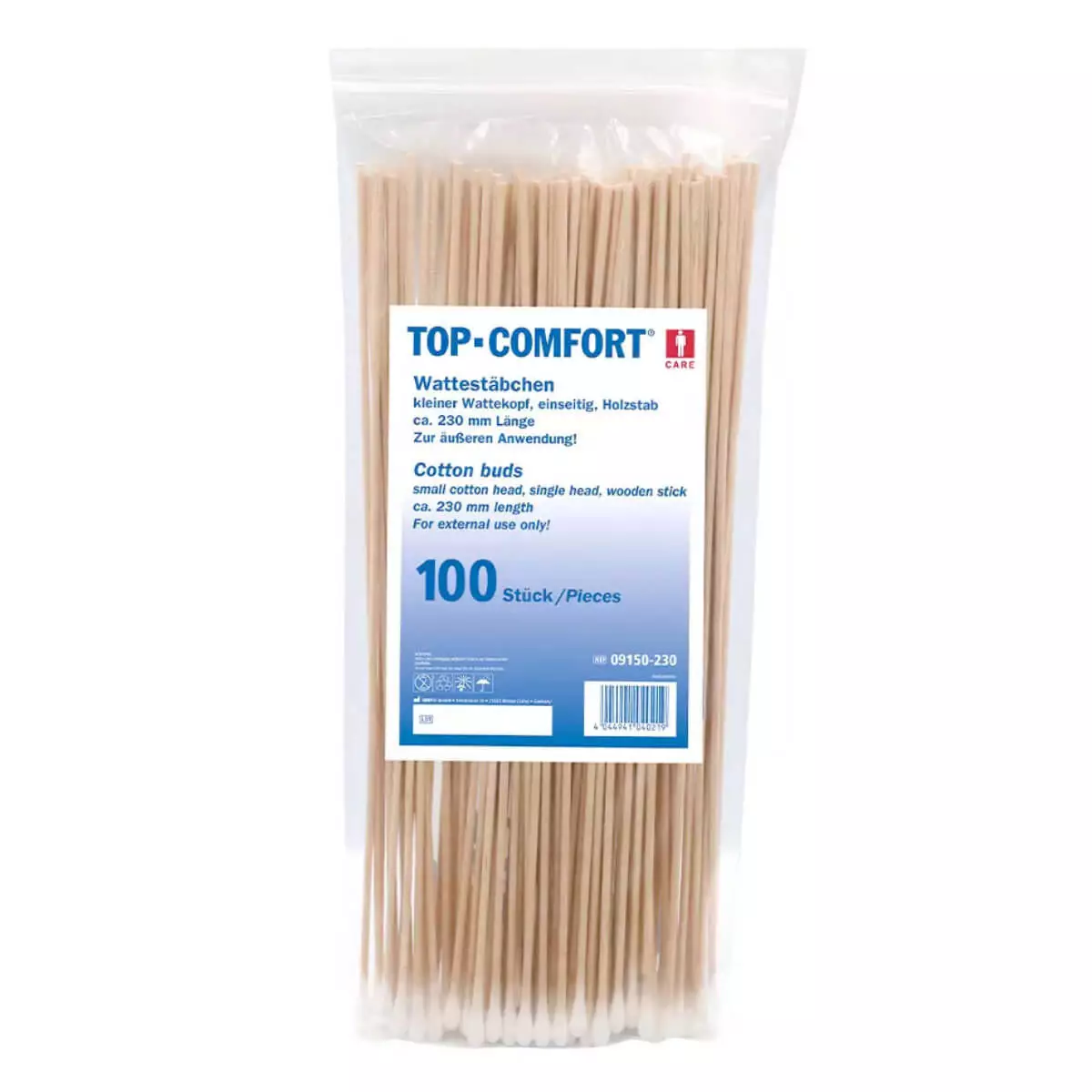 Top-Comfort Holzstab Wattestäbchen Top-Comfort Holzstab Wattestäbchen