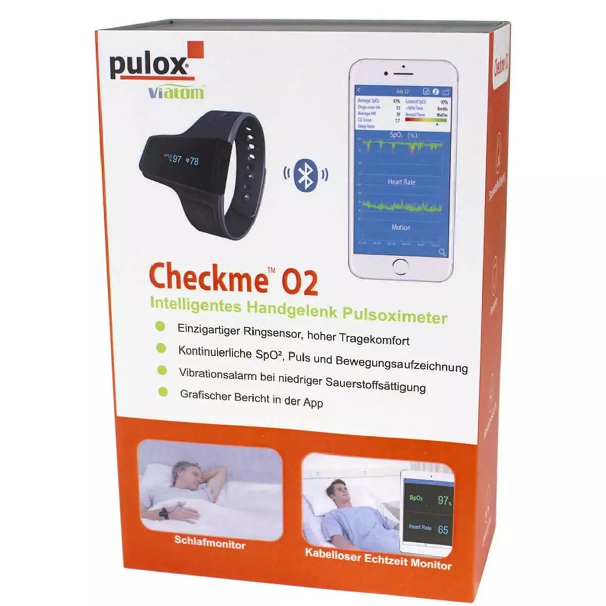  Checkme O2 smartes Pulsoximeter-Armband by Viatom