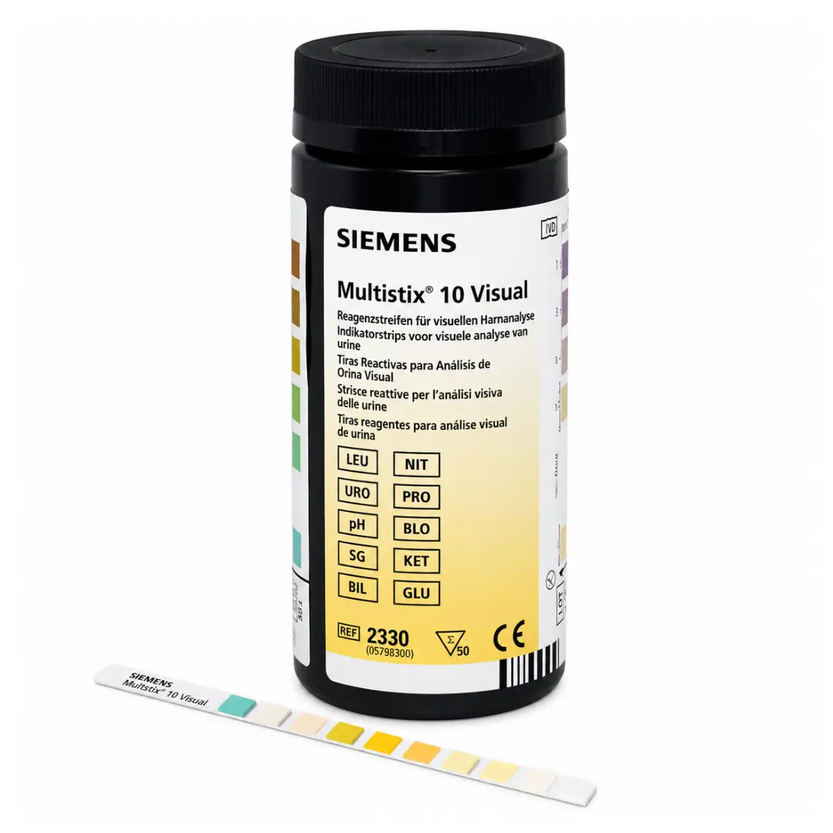  Multistix 10 visuell Urinteststreifen