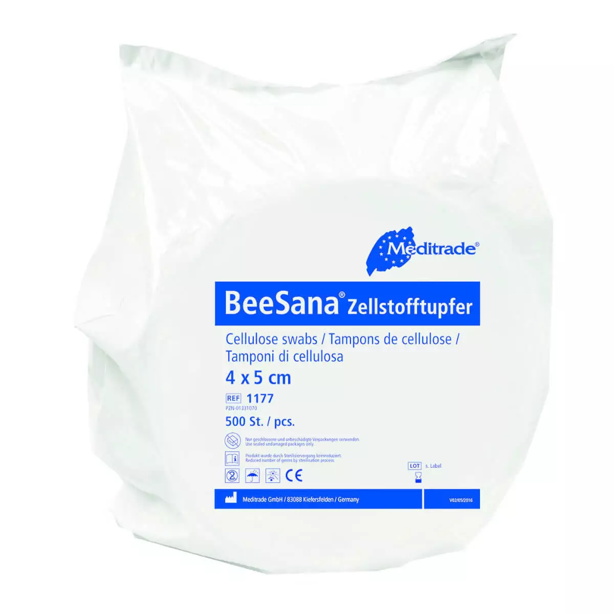  BeeSana Zellstofftupfer steril