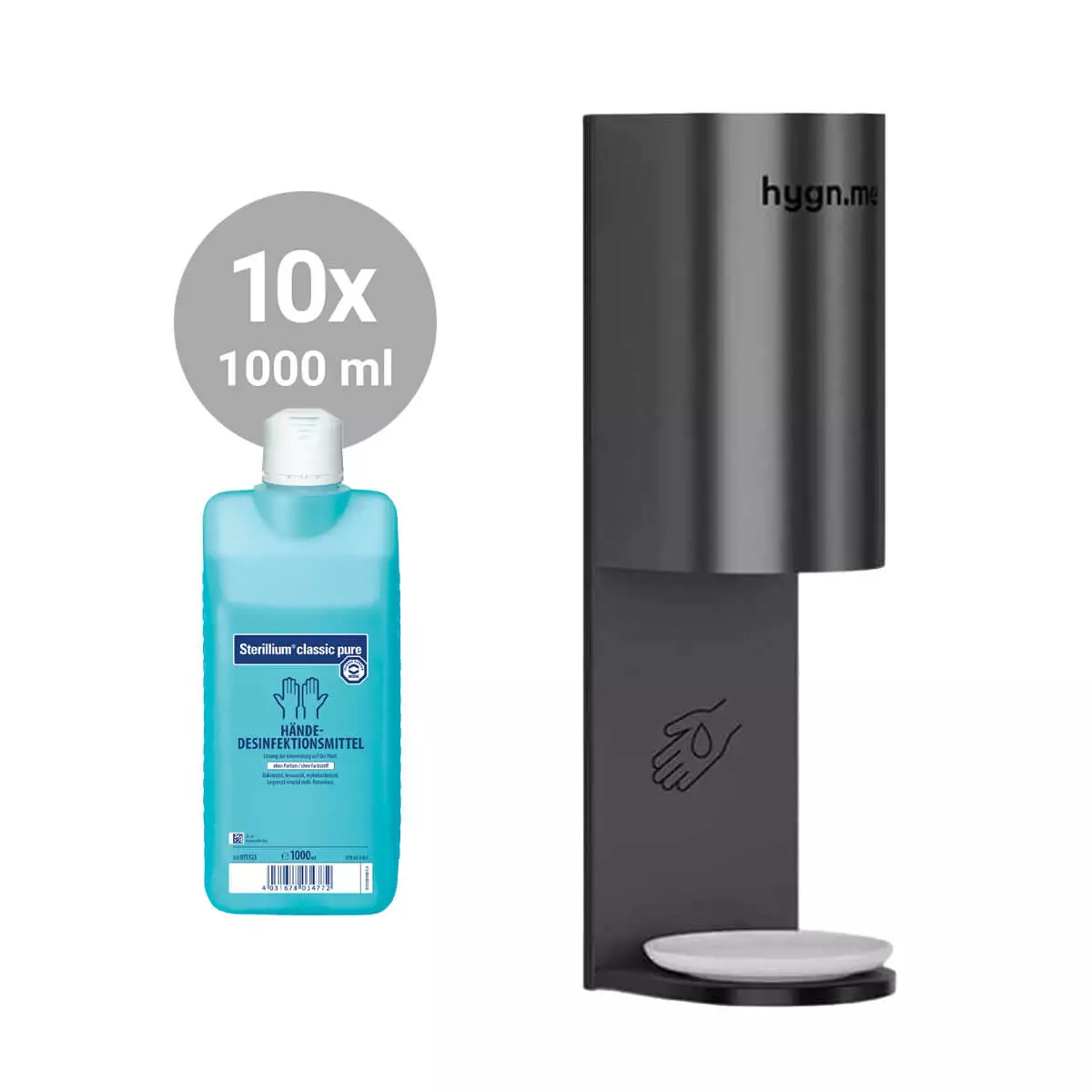  Spar-Bundle: Station 3 wall Desinfektionsmittelspender + Sterillium classic pure