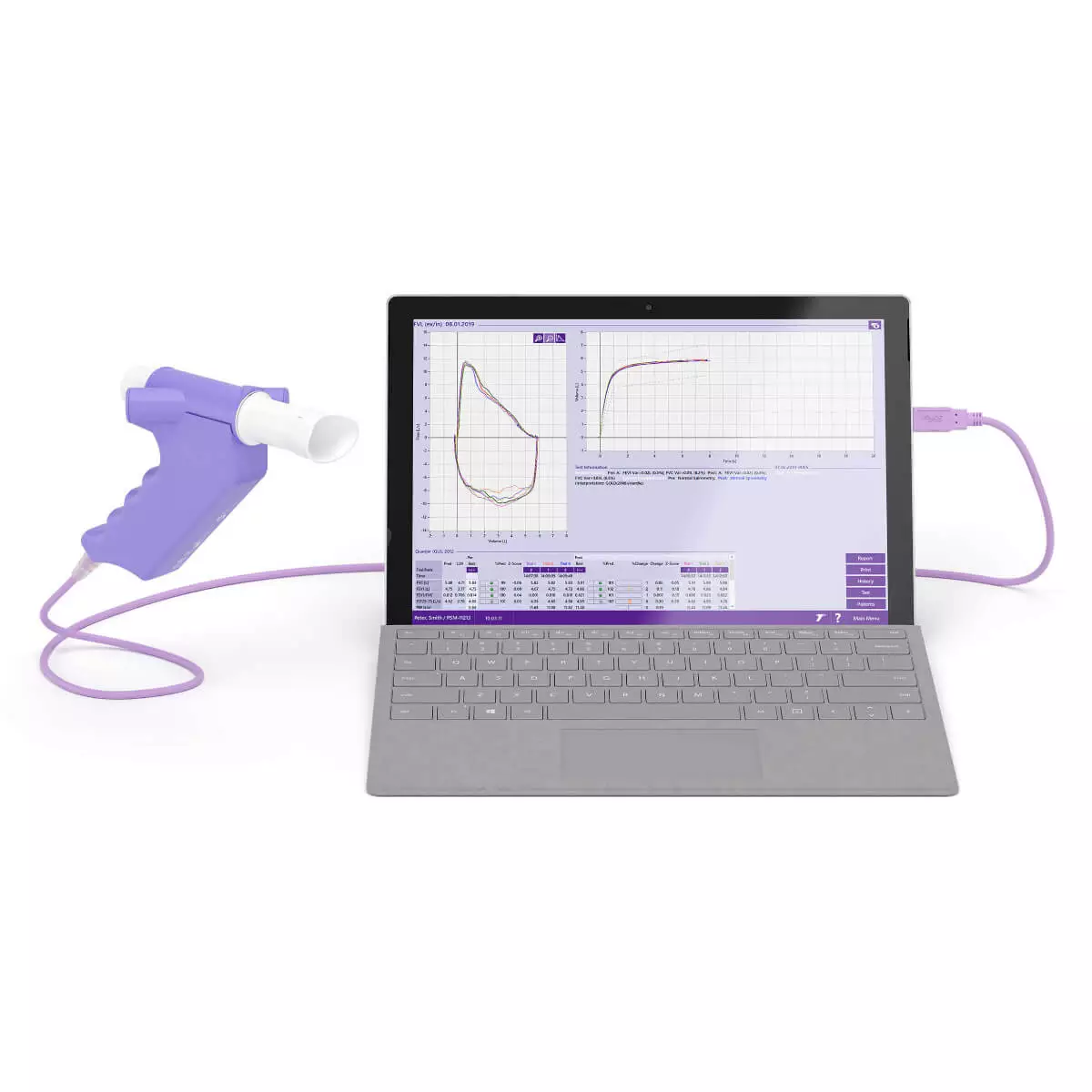  Easy on-PC Spirometer
