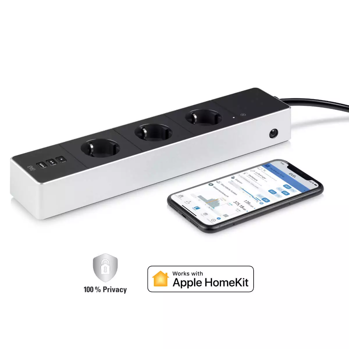  Eve Energy Strip Smarte Steckdosenleiste