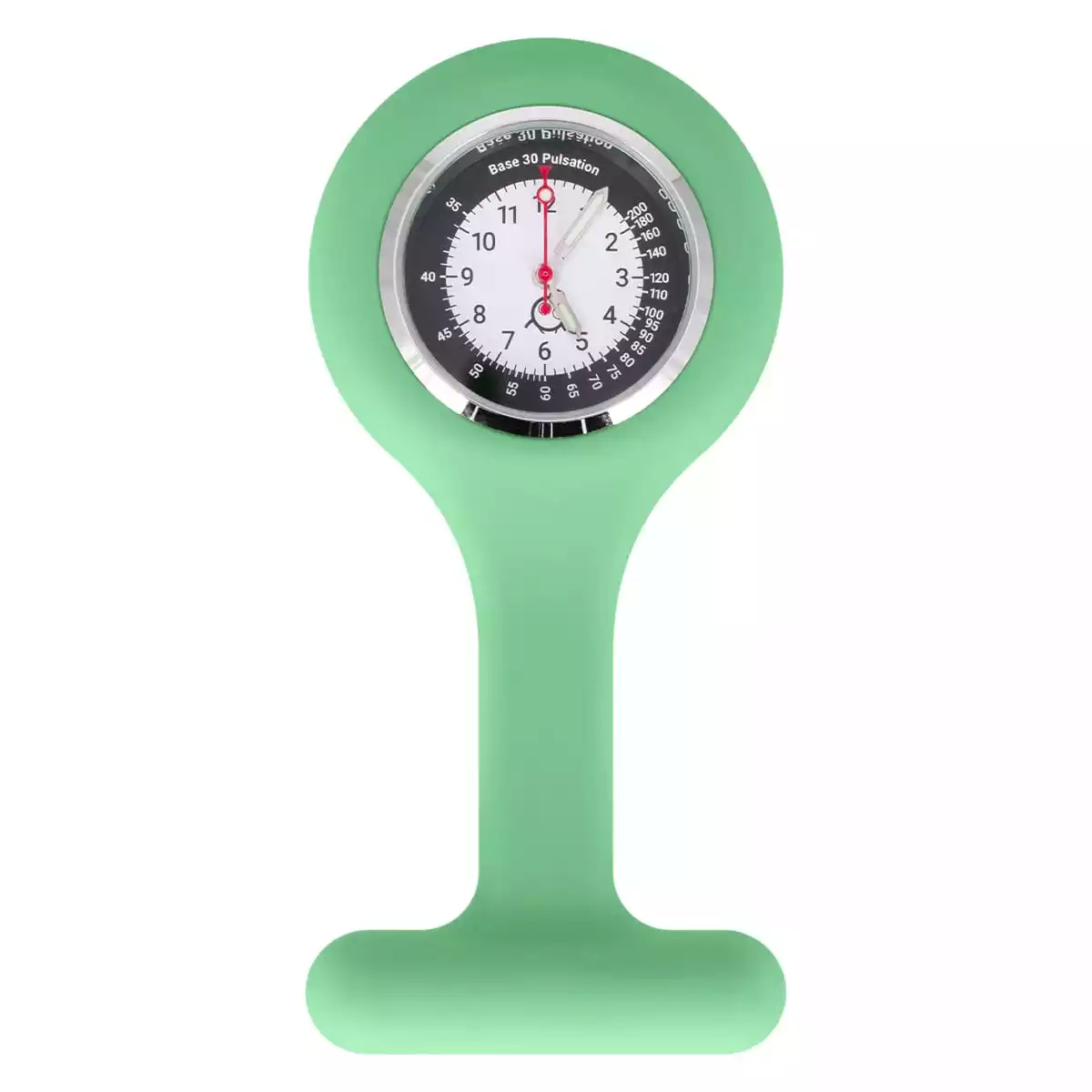  Silikon-Schwesternuhr mit Clip "Tic"