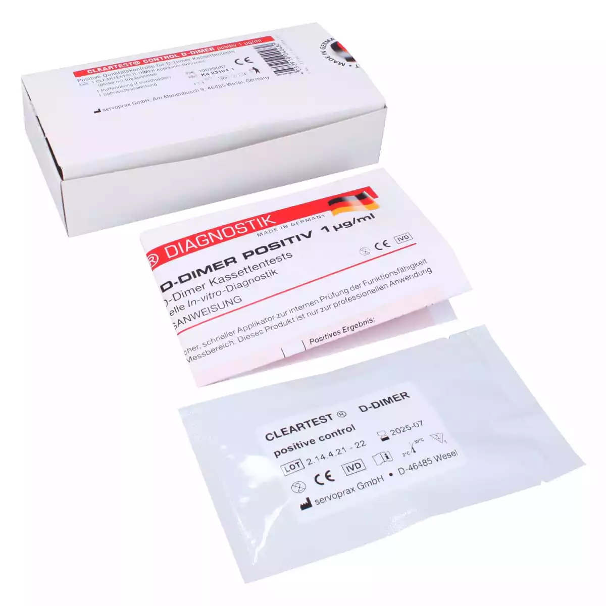  Cleartest Control Kit D-Dimer