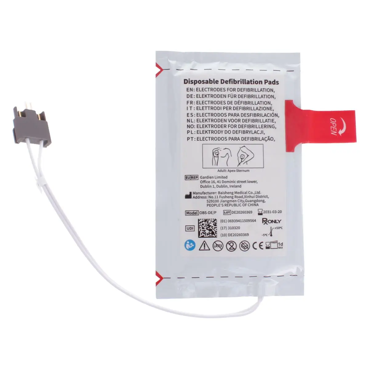  P1 Pocket-AED-Elektroden