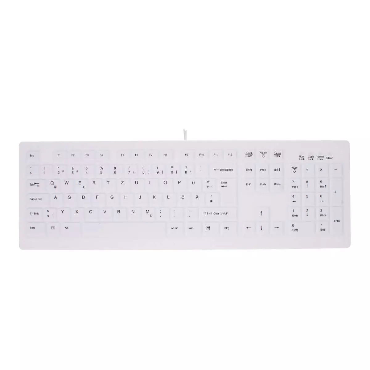  AK-C8100 Desinfizierbare PC Tastatur