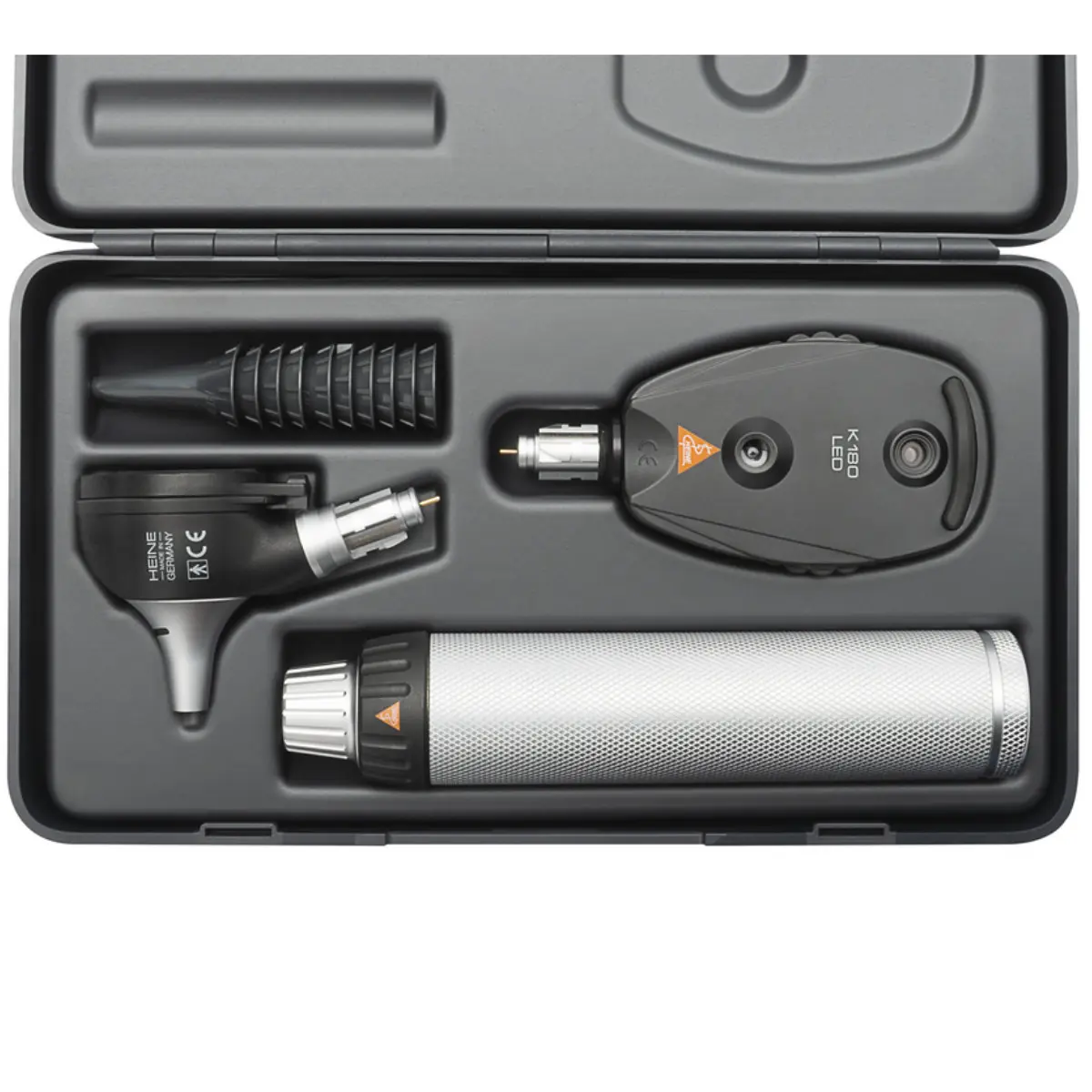  HEINE K180 F.O. Otoskop & K180 Ophthalmoskop im Set
