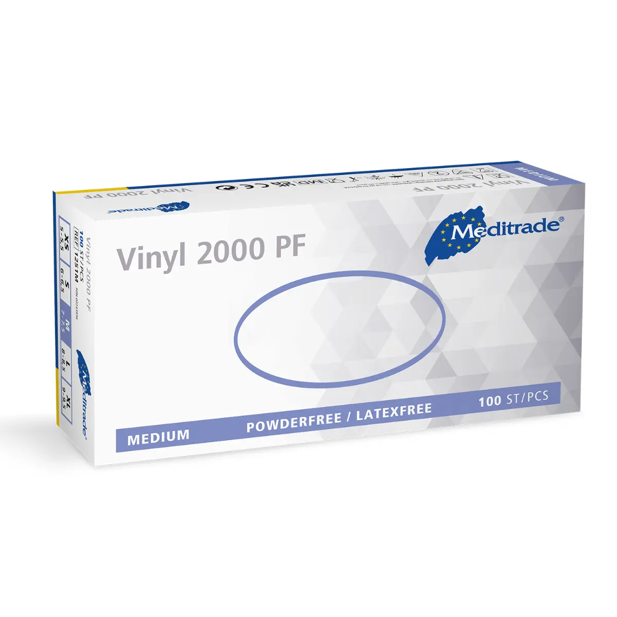  Vinyl 2000 PF Handschuhe