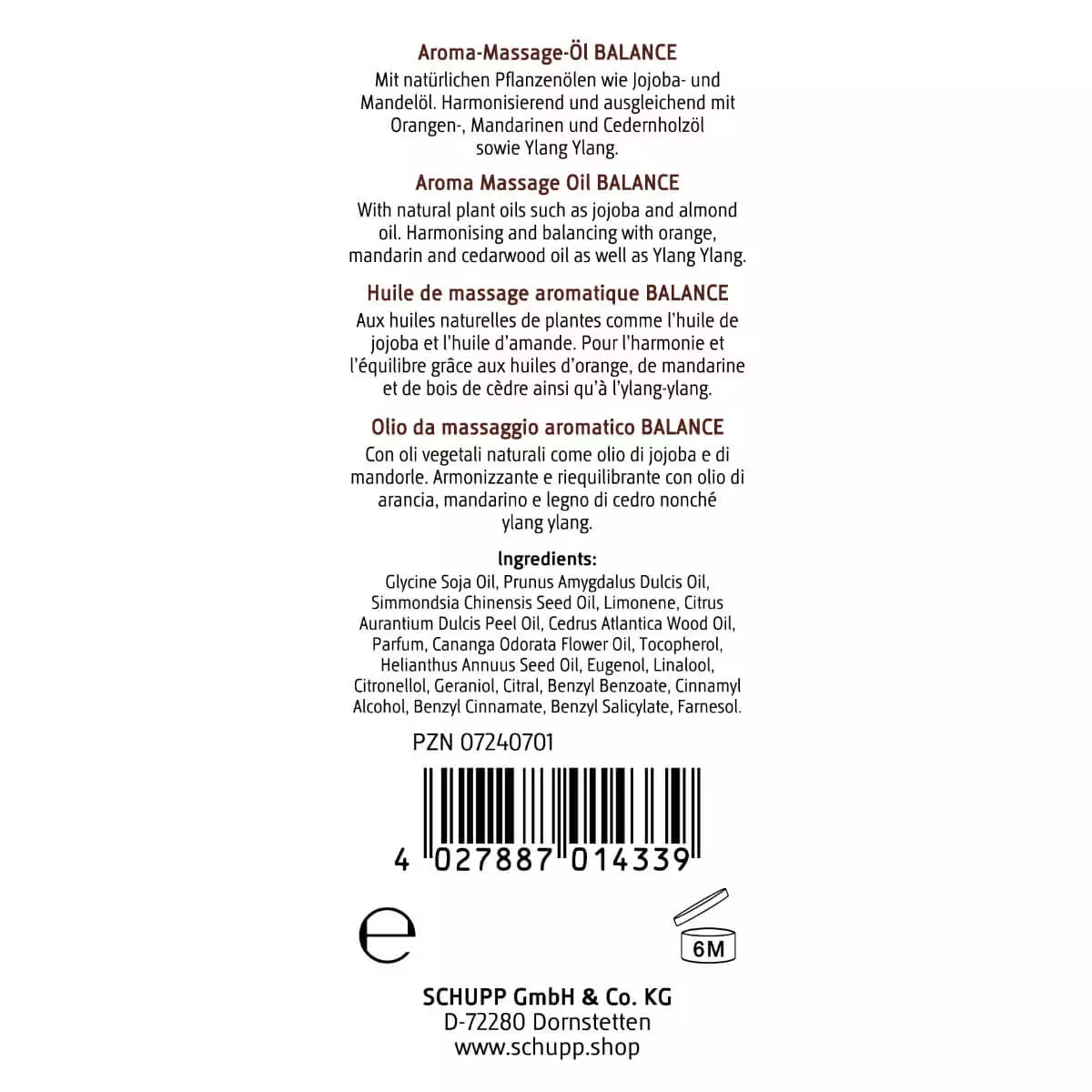  Aroma-Massageöl