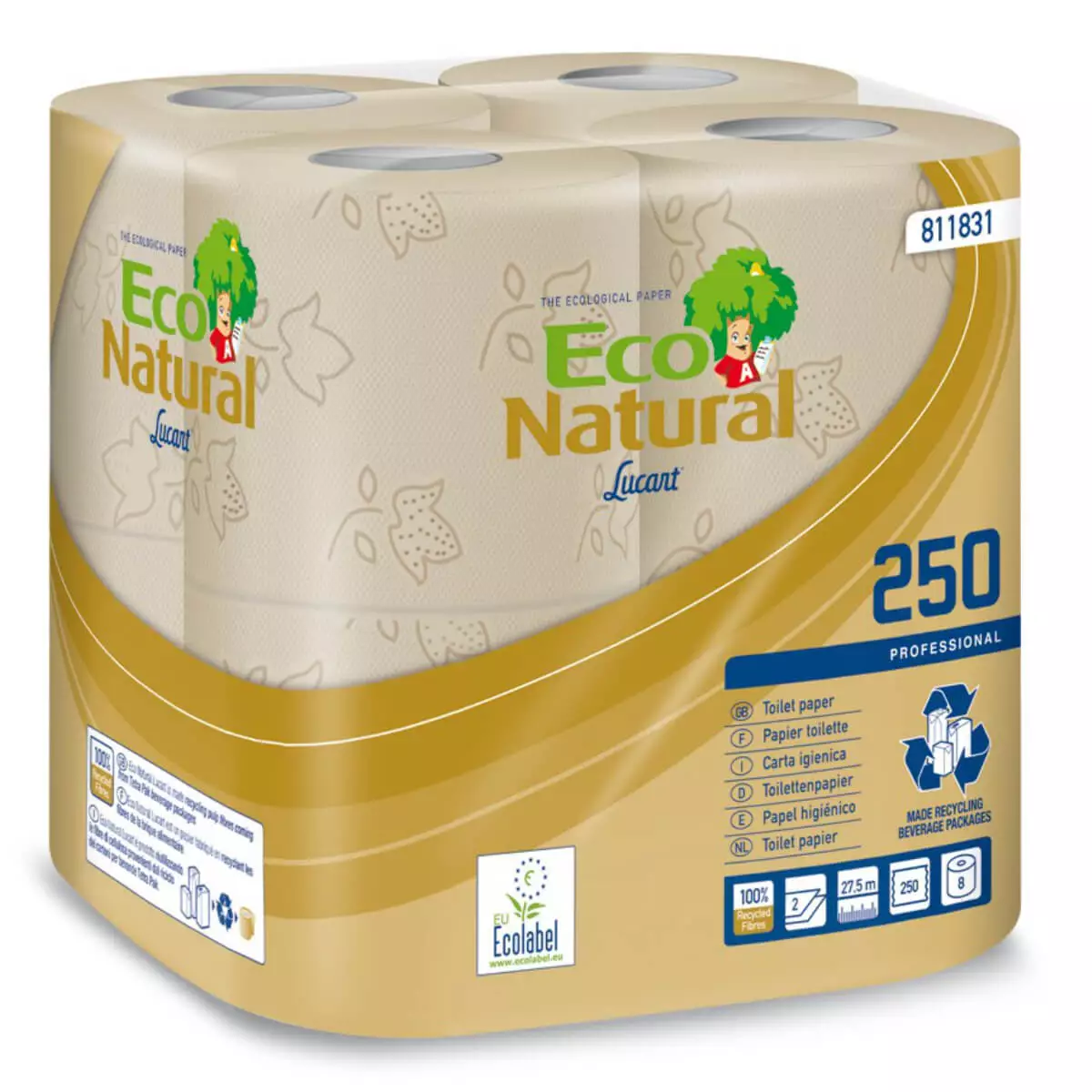  Eco Natural 250 Toilettenpapier