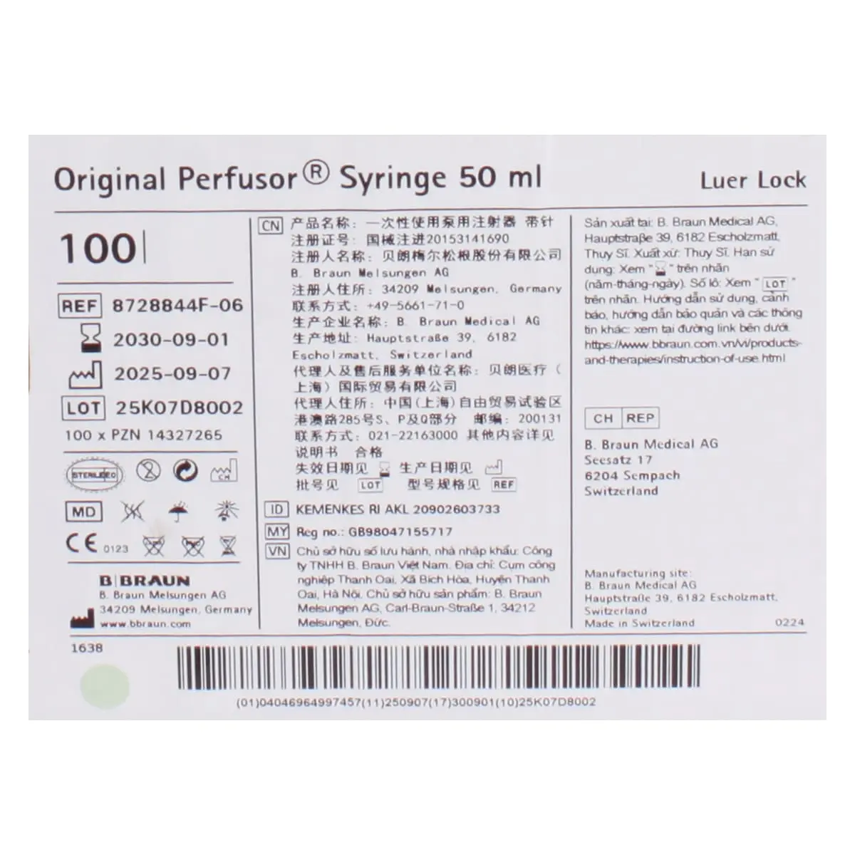  Original-Perfusor-Spritzen 50 ml