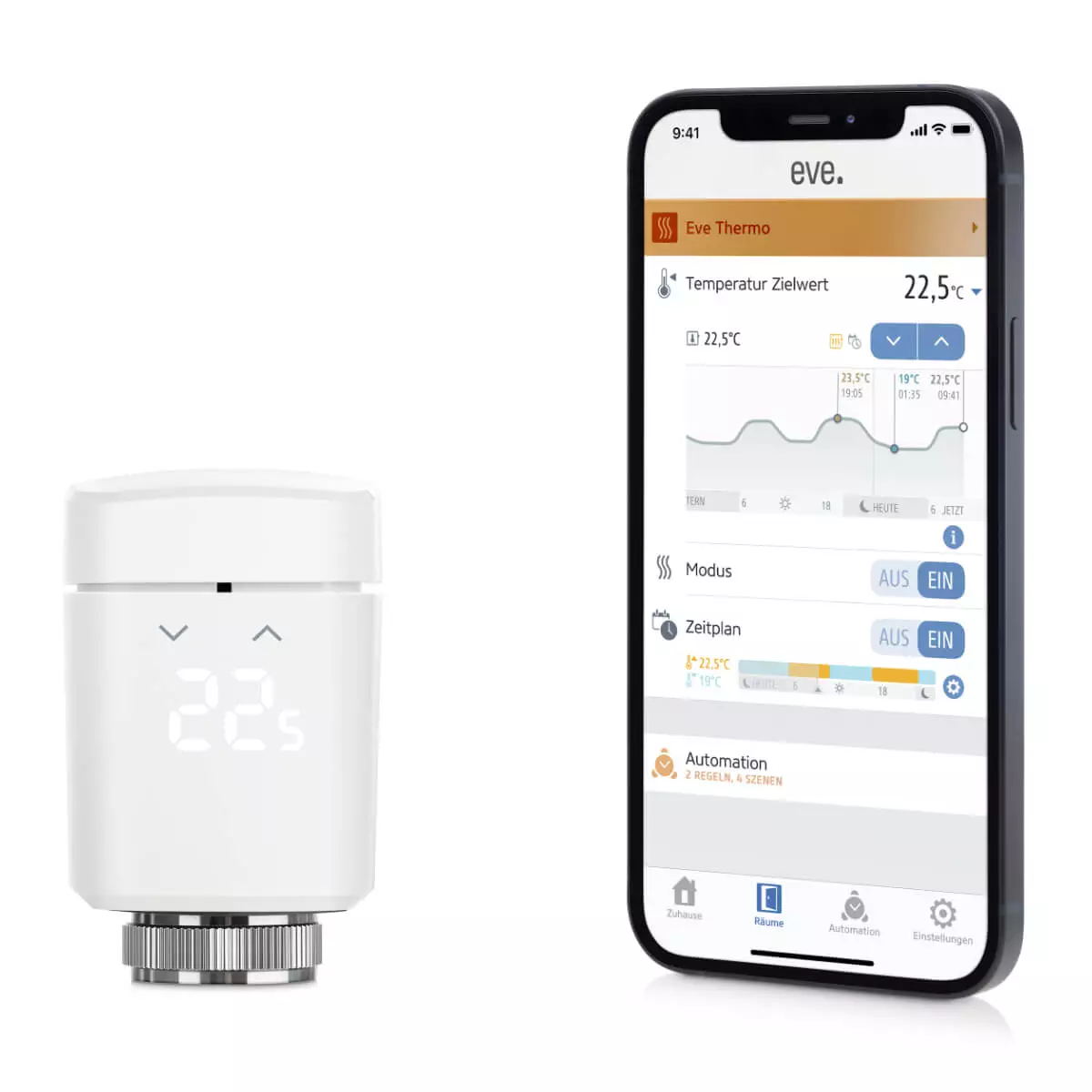  Eve Thermo Smartes Heizkörperthermostat