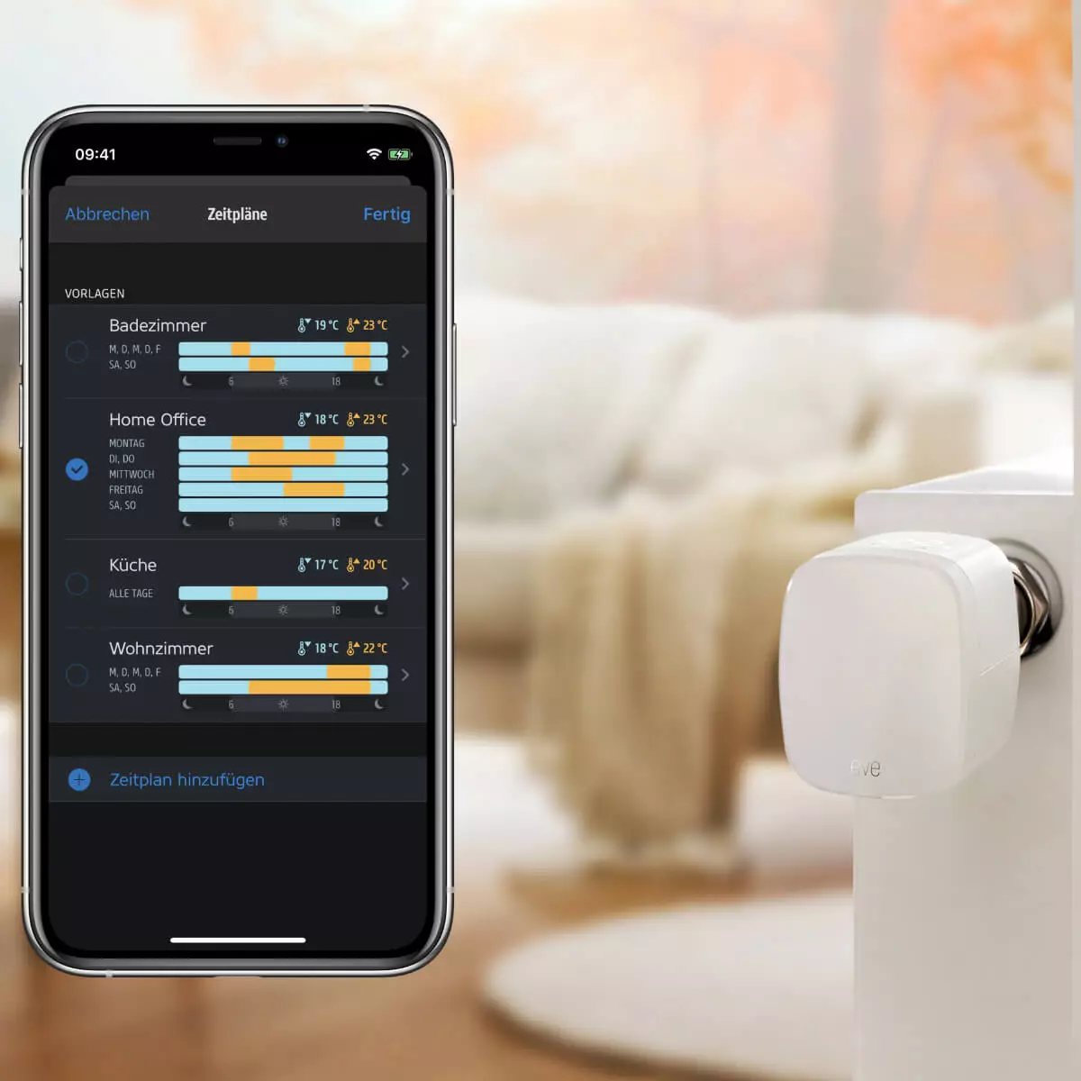  Eve Thermo Smartes Heizkörperthermostat
