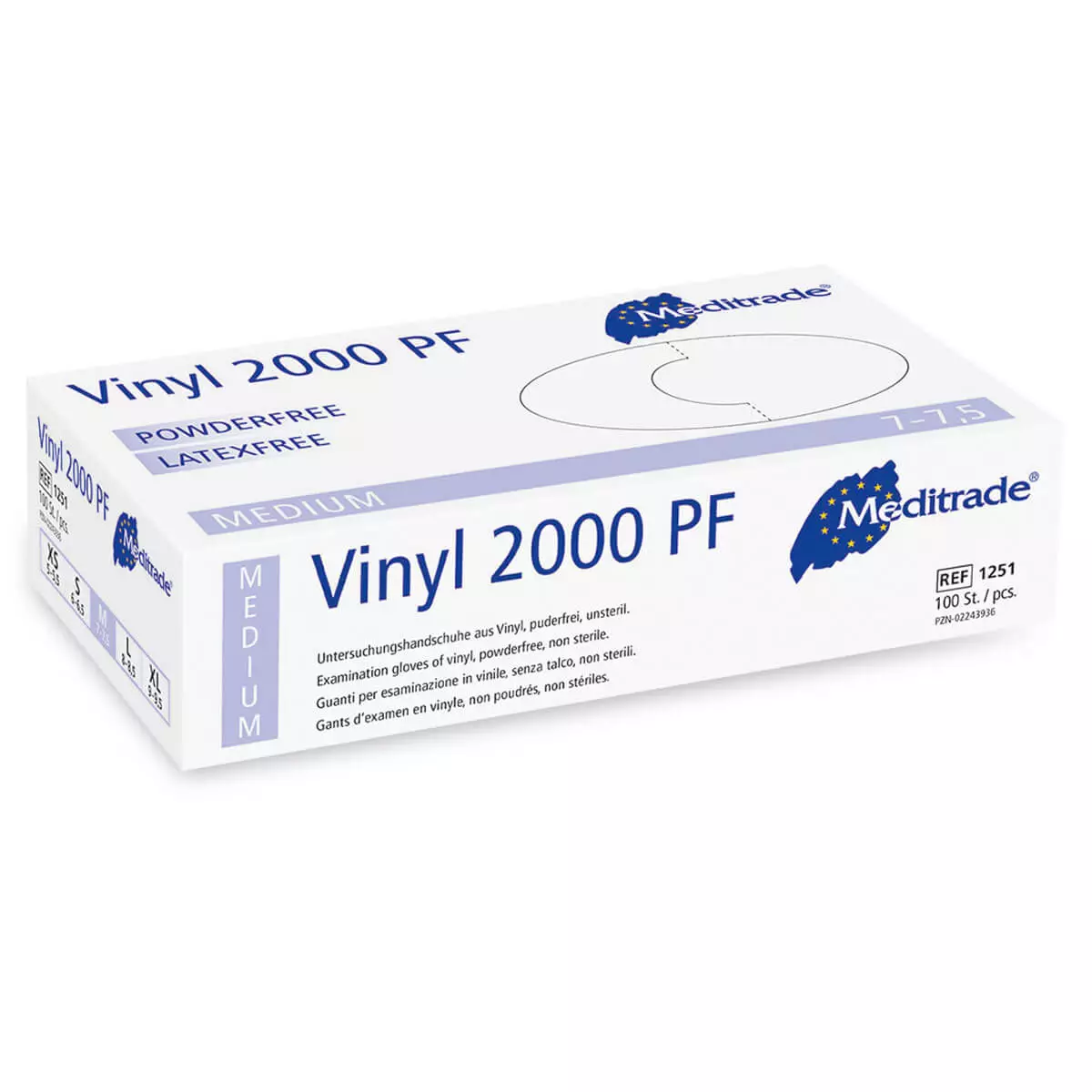 Vinyl 2000 PF Handschuhe