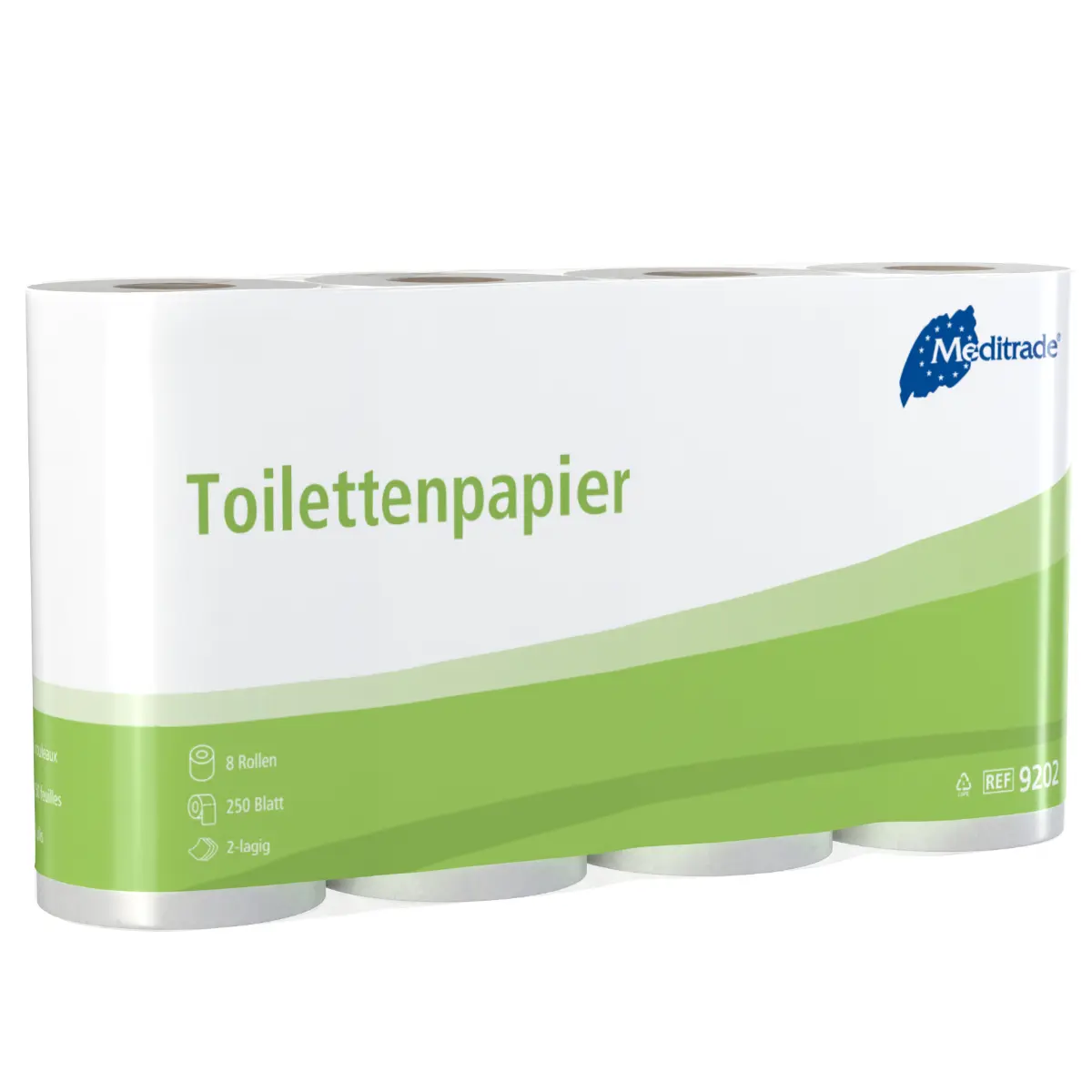 Weißes Toilettenpapier Weißes Toilettenpapier