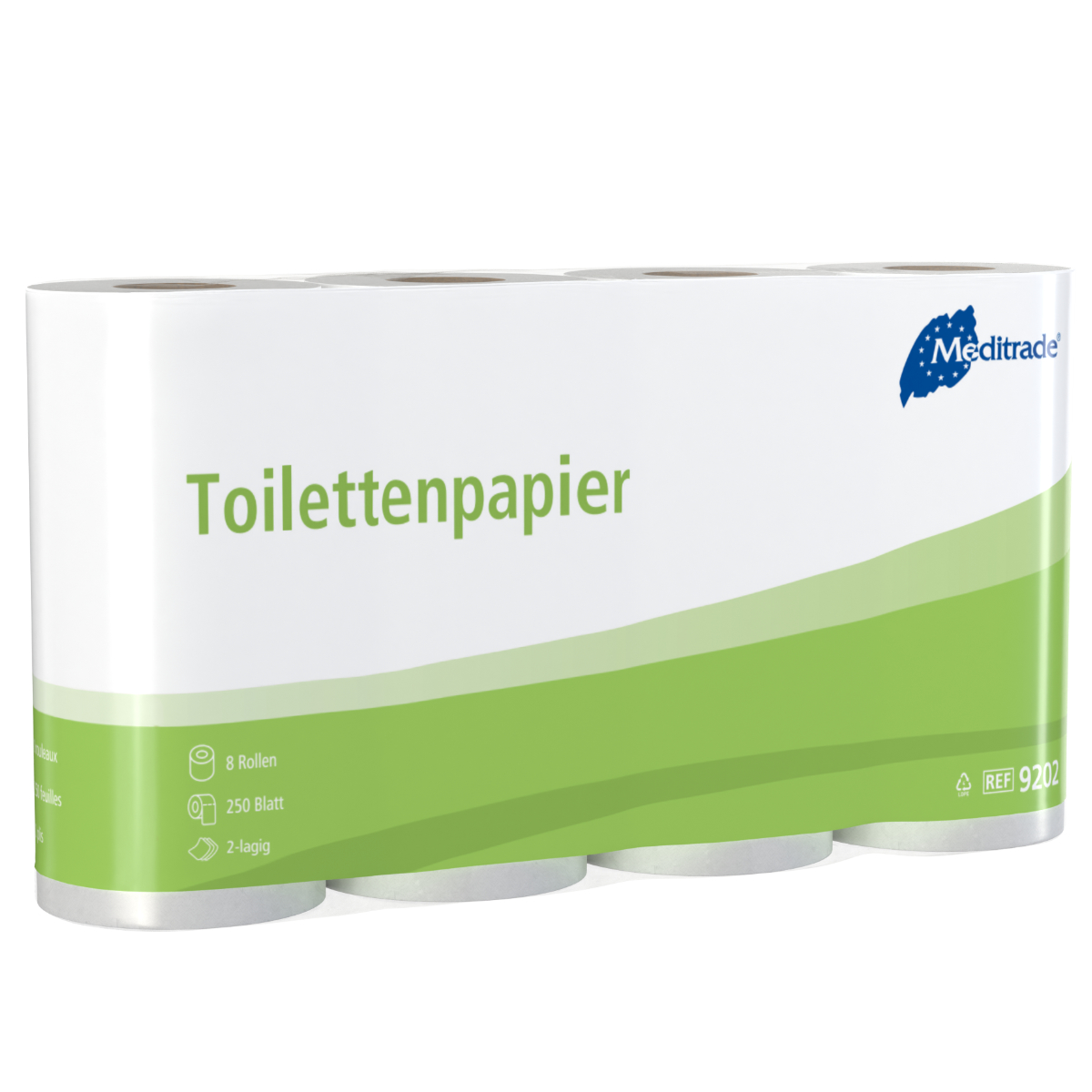 Weißes Toilettenpapier Weißes Toilettenpapier
