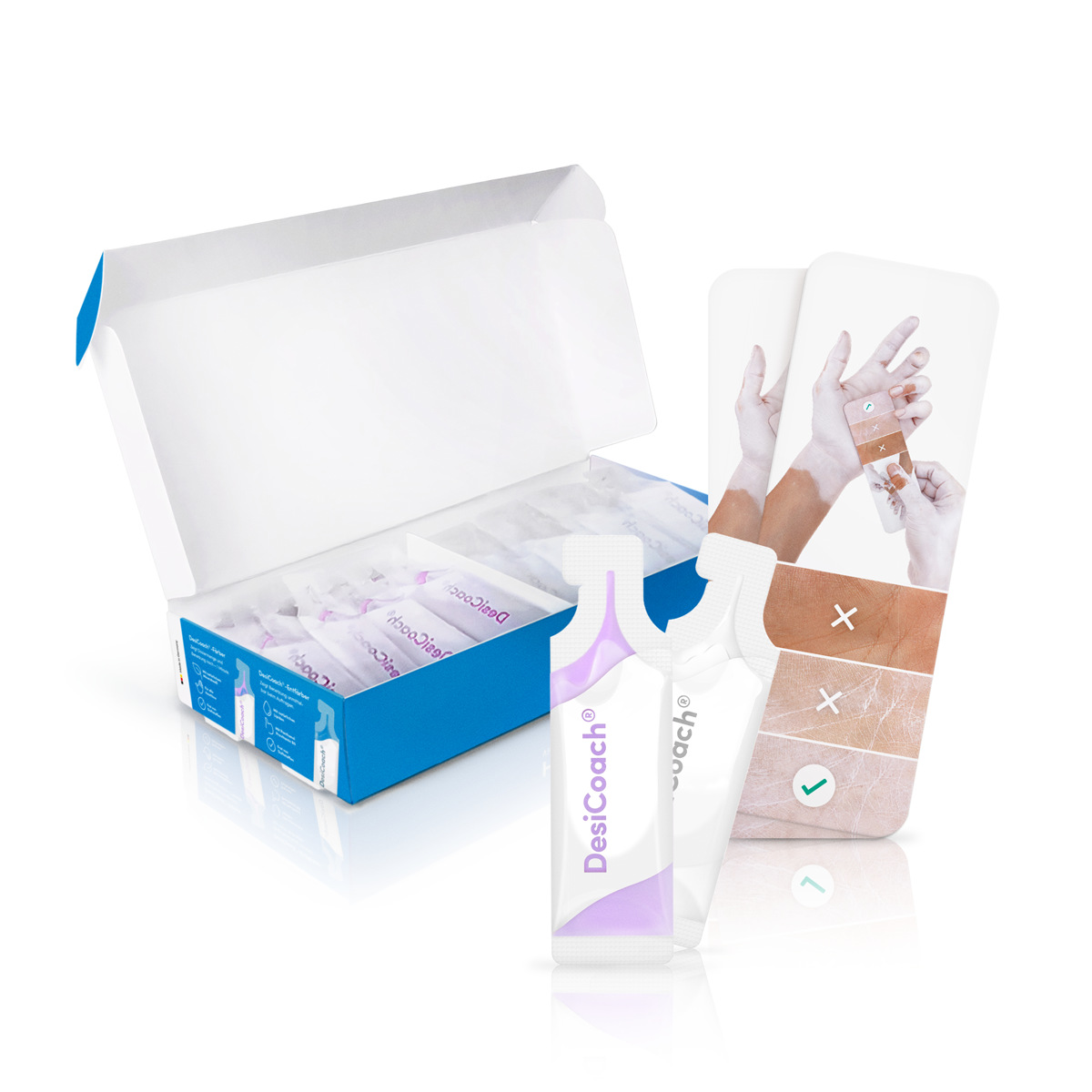  DesiCoach 4Groups white Händehygiene-Trainingsset