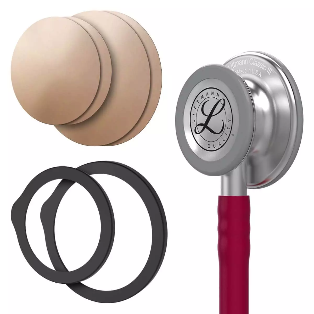  Spar-Bundle: Littmann® Classic III™ Stethoskop + antimikrobielle Kupfermembran "Drums"