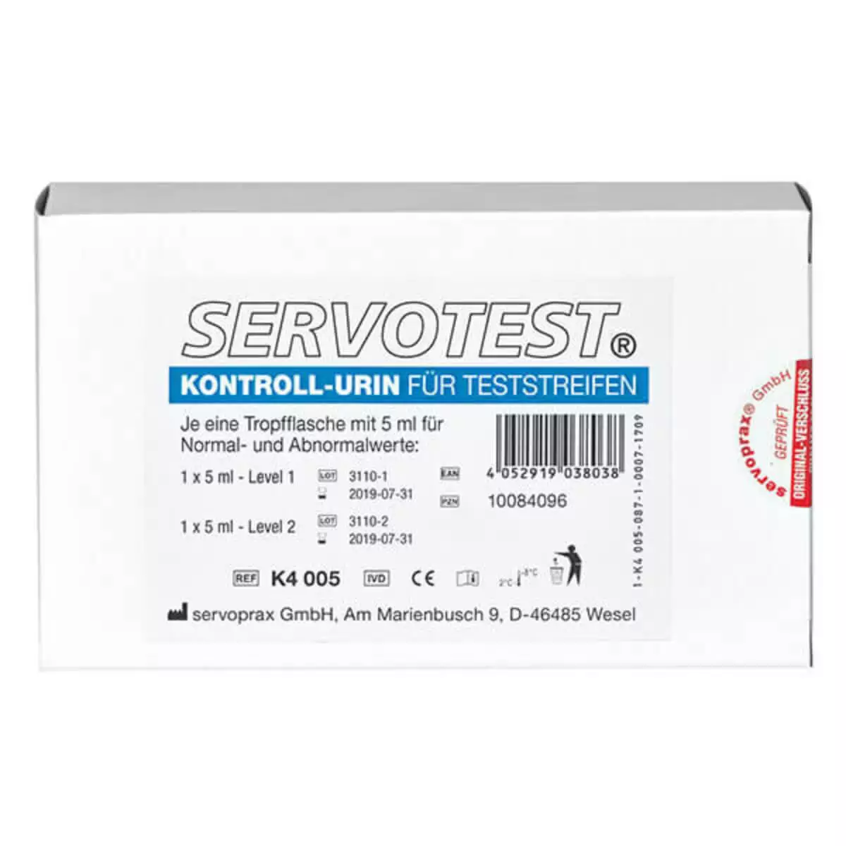  SERVOTEST Kontrollurin