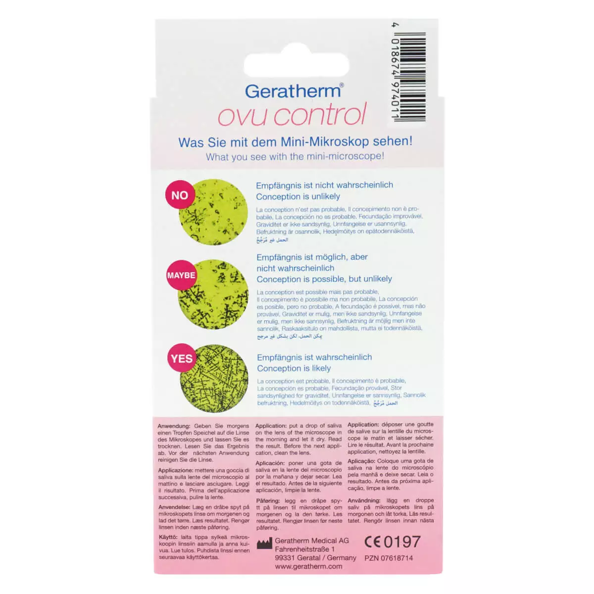  Geratherm ovu control Ovulationstest