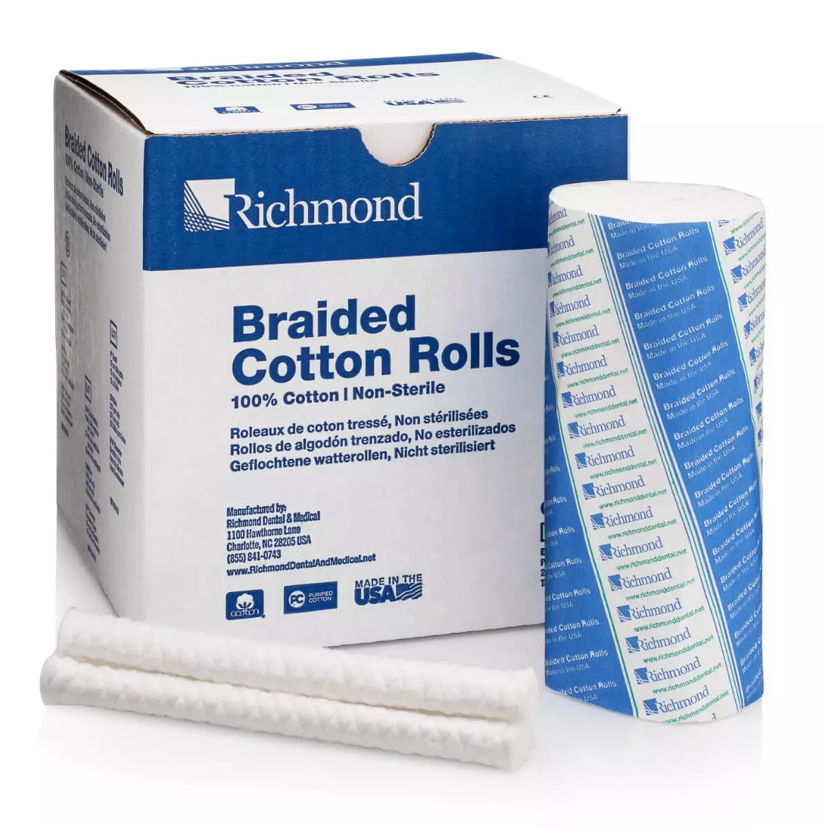 Braided Cotton Rolls Braided Cotton Rolls