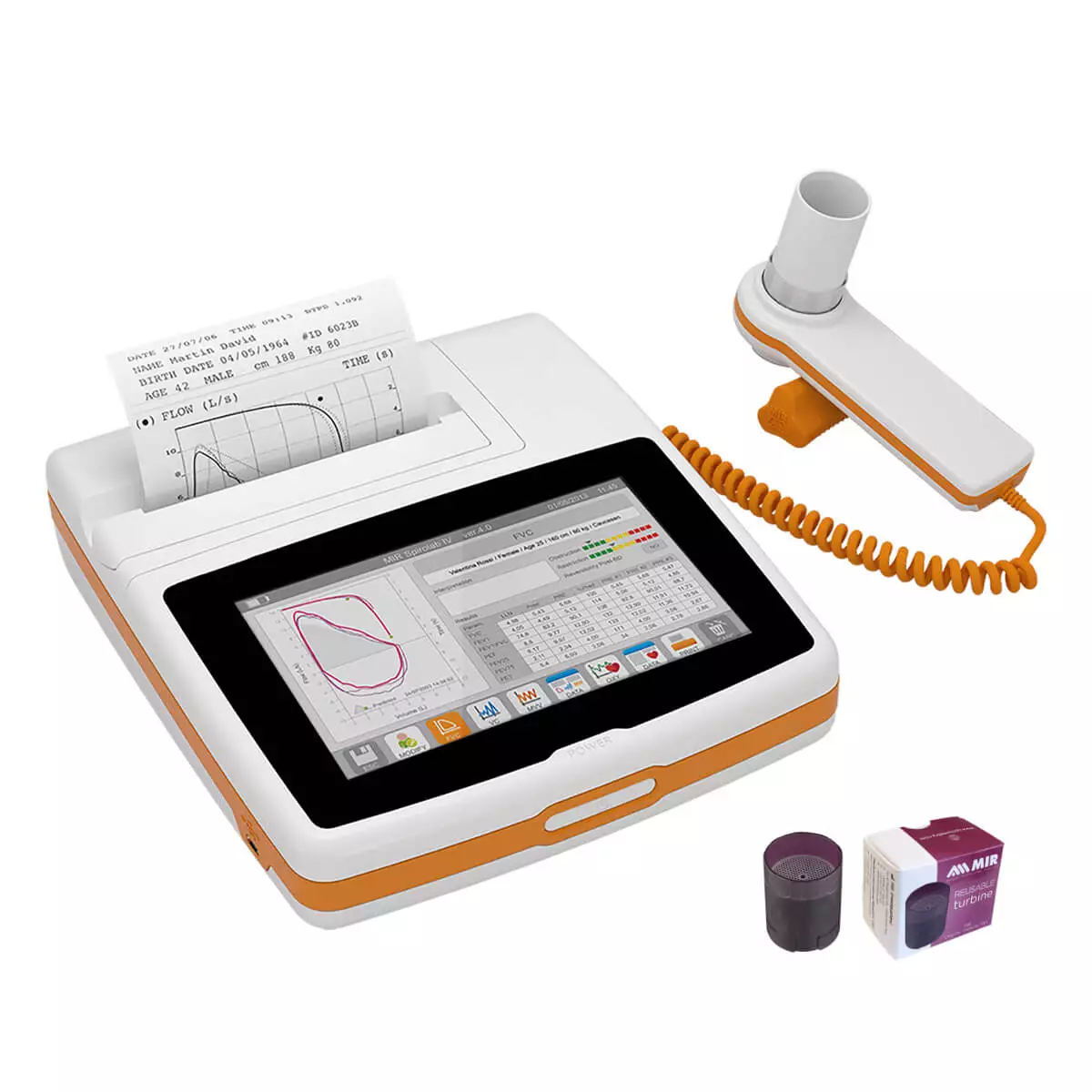  Spirolab Touchscreen Tisch-Spirometer