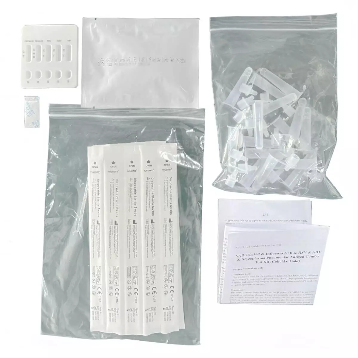  SARS-CoV-2, Influenza A/B, RSV, ADV & MP 6-in-1 Antigen-Combo