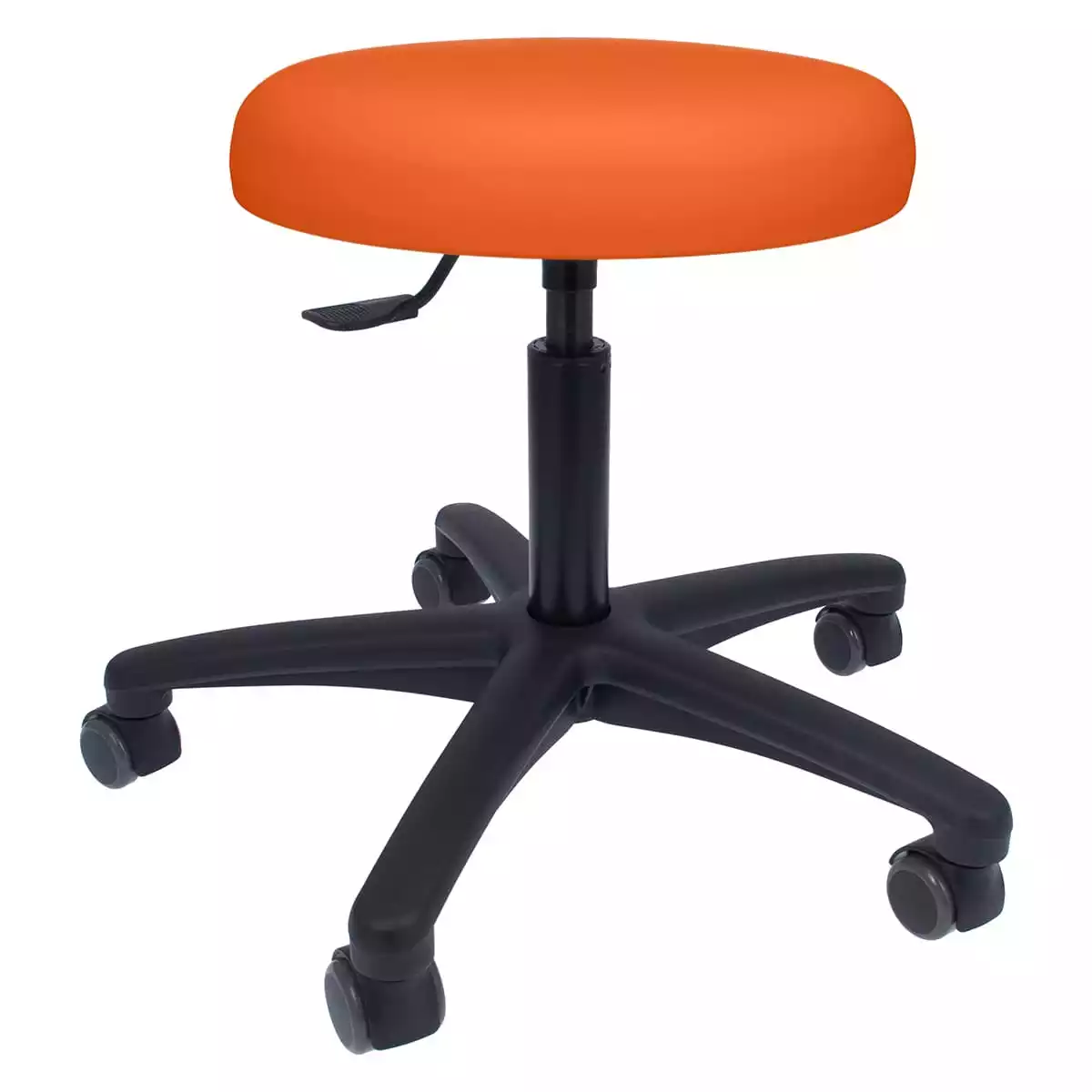  Drehrollhocker mit Kunststoff-Fußkreuz