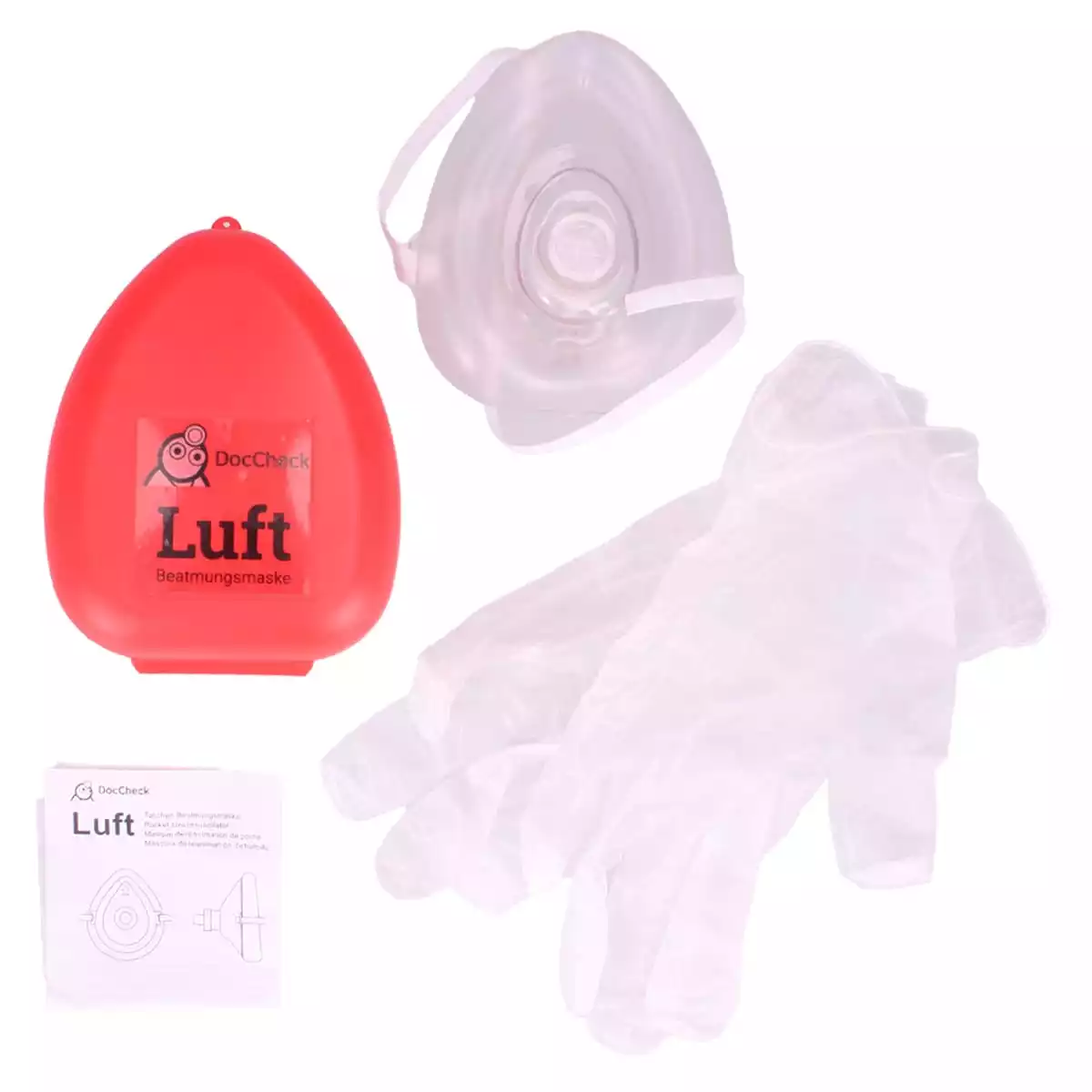  Taschen-Beatmungsmaske "Luft"