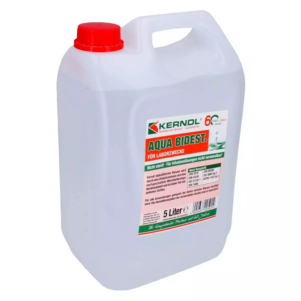  Bidestilliertes Laborwasser