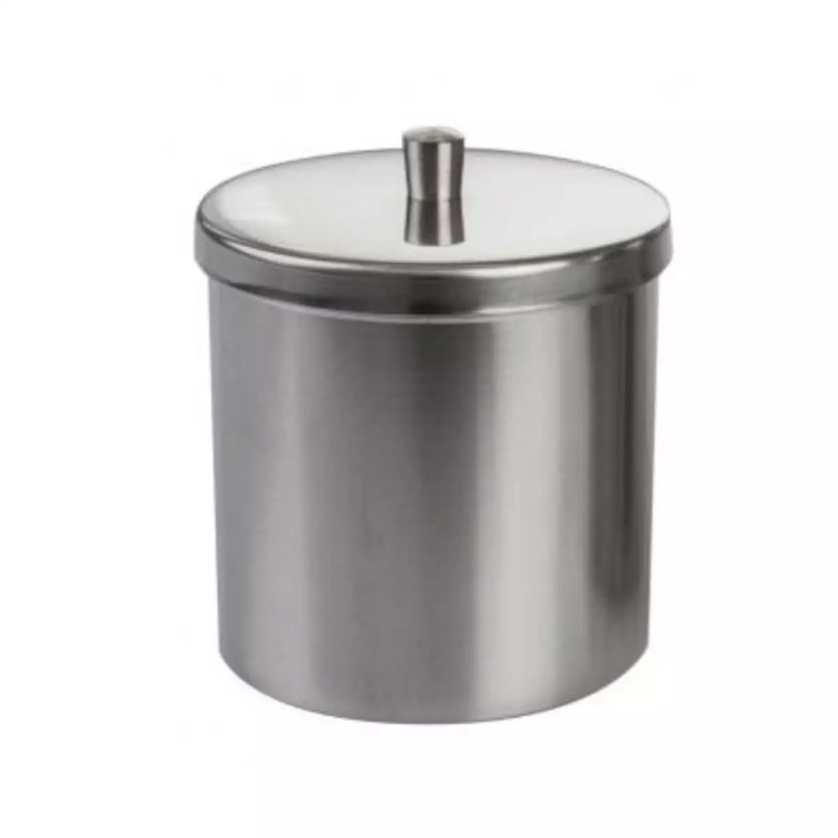 Wattebehälter mit Knopfdeckel  Wattebehälter mit Knopfdeckel