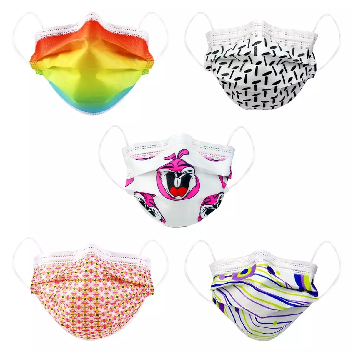  Medizinische Schutzmaske Typ IIR mit Fashion Style Print