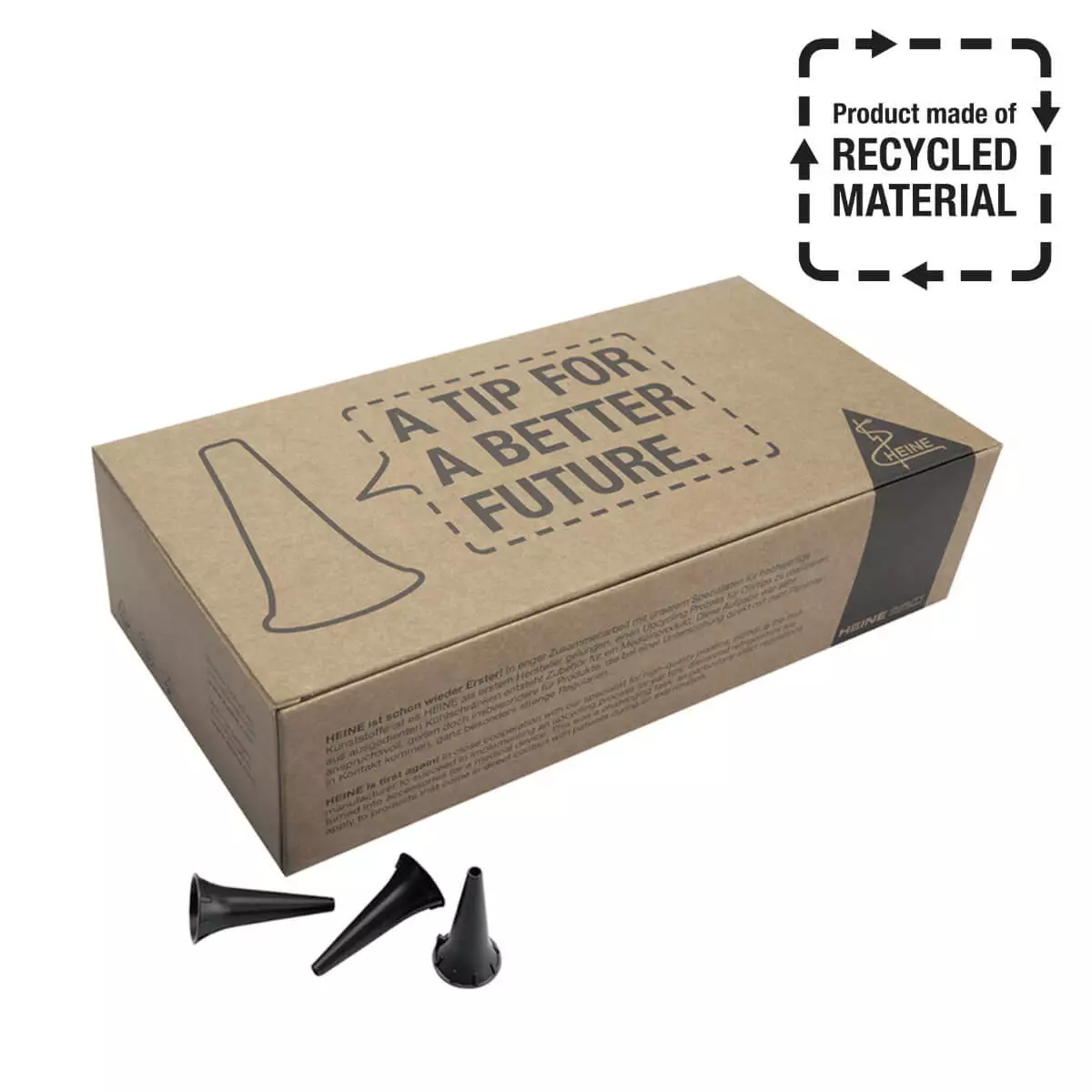 HEINE AllSpec EcoTips Einweg-Ohrtips aus recyceltem Kunststoff HEINE AllSpec EcoTips Einweg-Ohrtips aus recyceltem Kunststoff