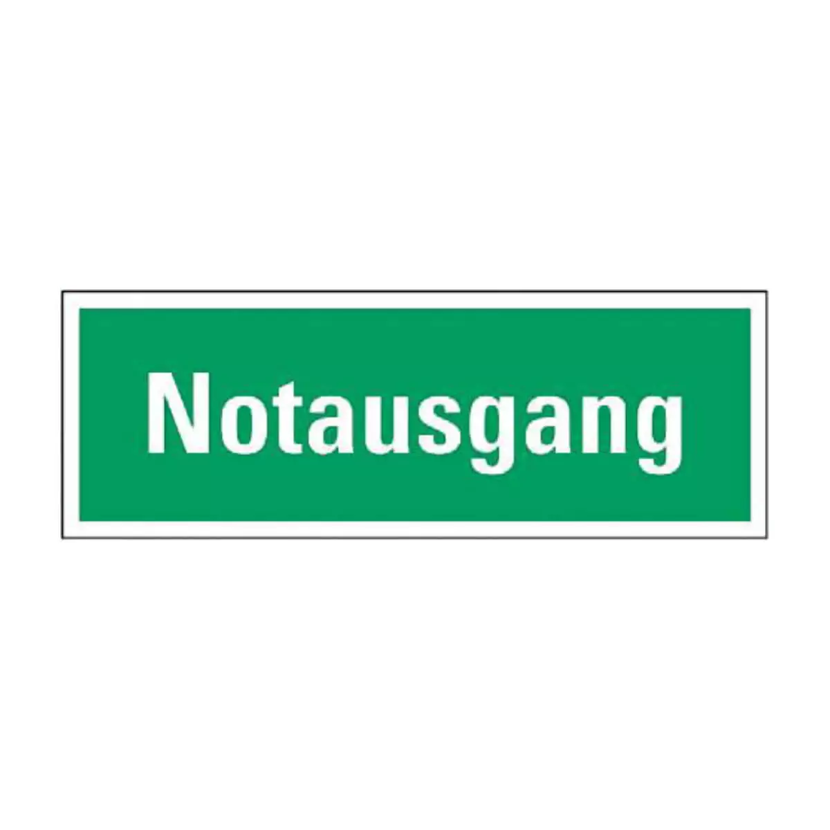  Hinweisschild Notausgang