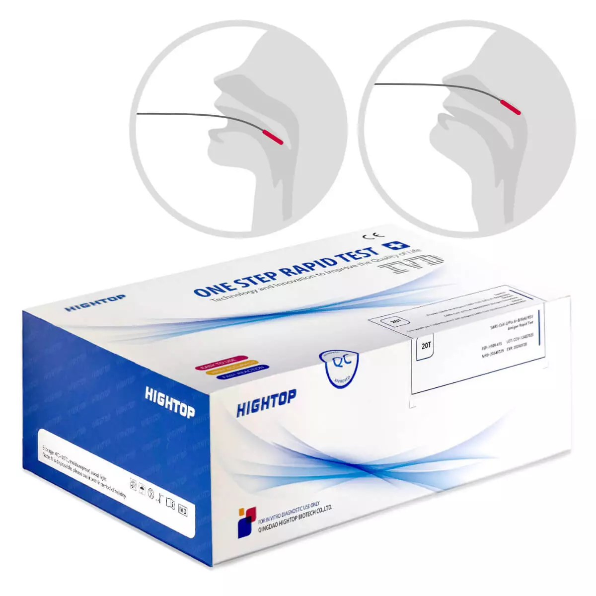  SARS-CoV-2, Flu A + B, AdV und RSV 5-in-1 Antigen-Schnelltest