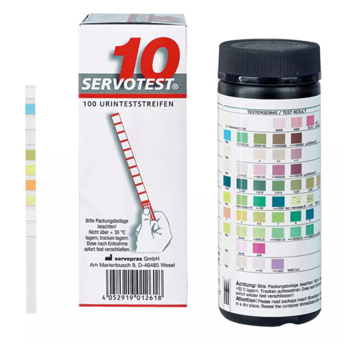 SERVOTEST Urinteststreifen SERVOTEST Urinteststreifen
