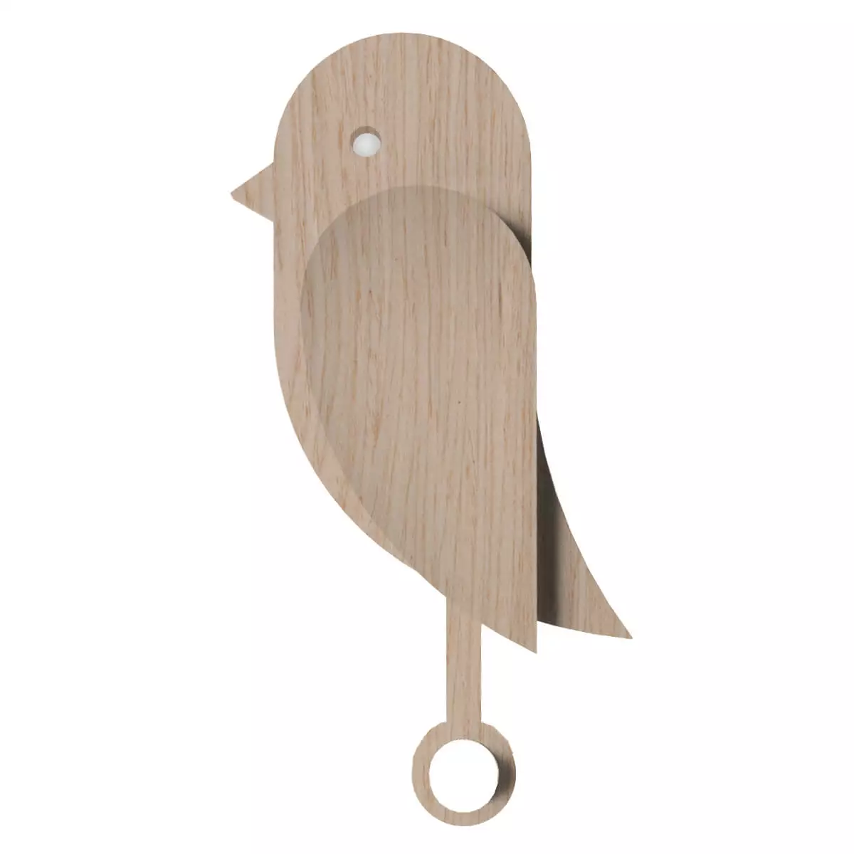  Birdie 2.0 Luftqualitätssensor – Wood Edition